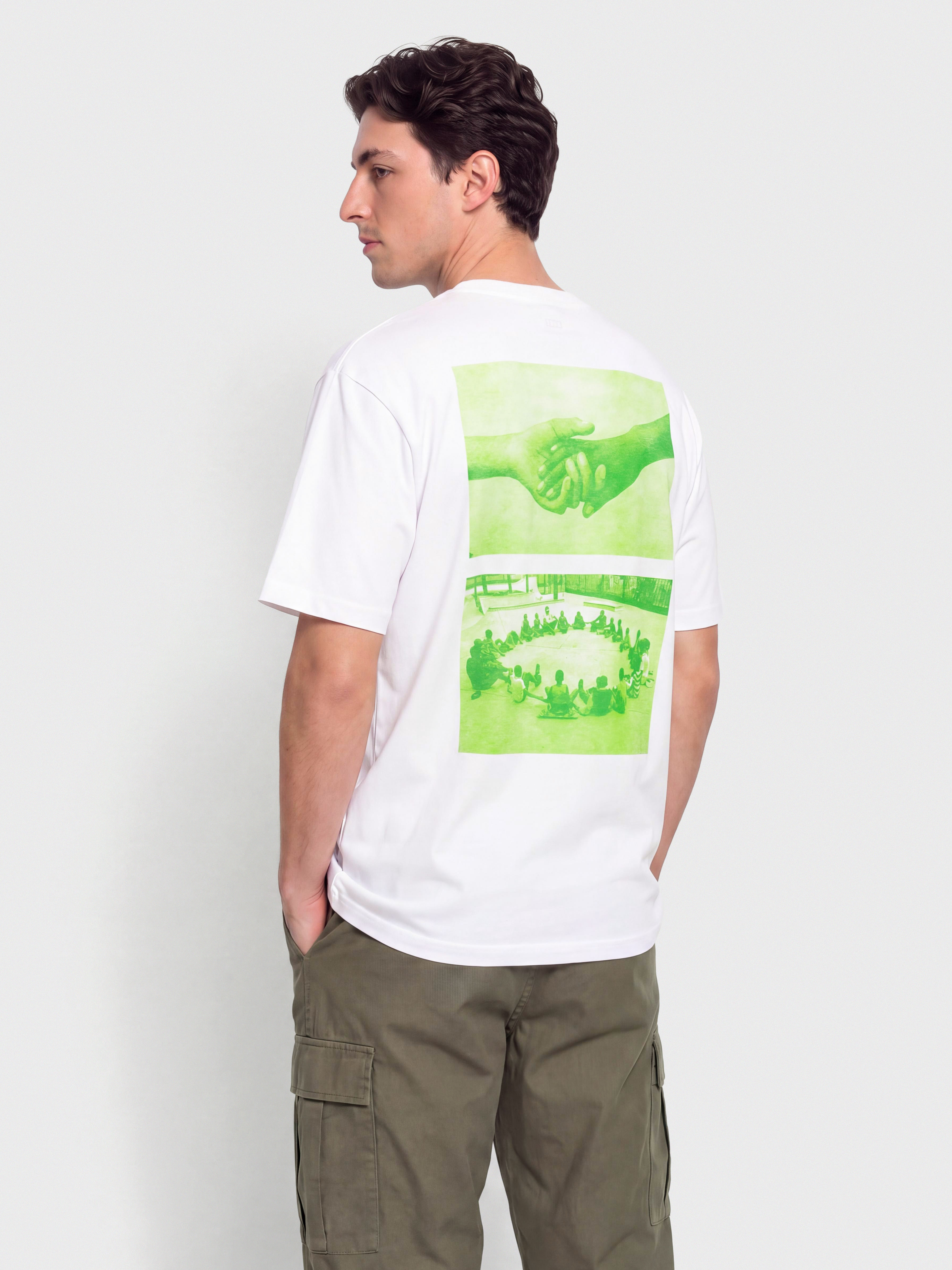 Тениска OBEY Skateistan Child Photo (white)