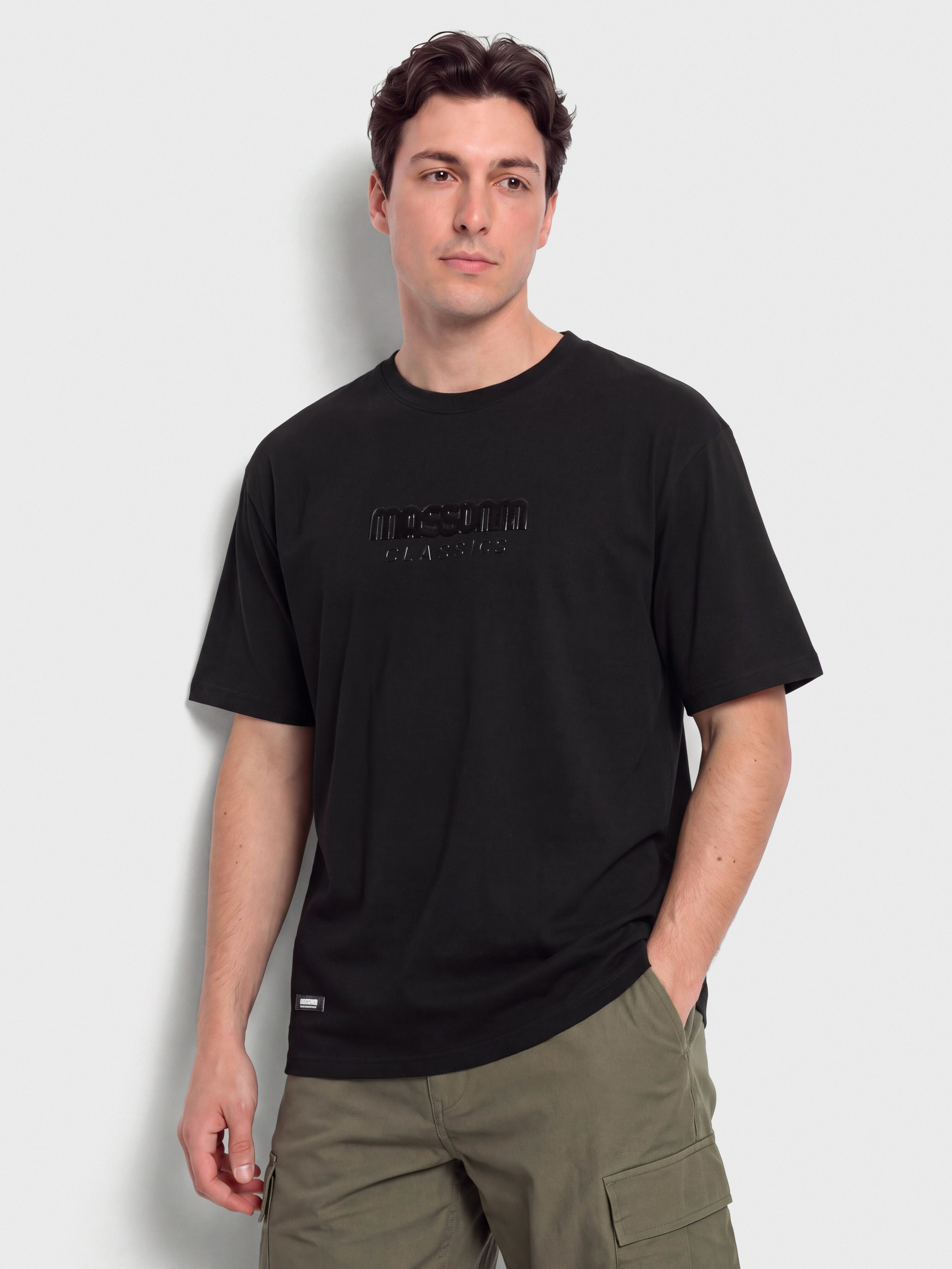 Тениска MassDnm Classics (light black)