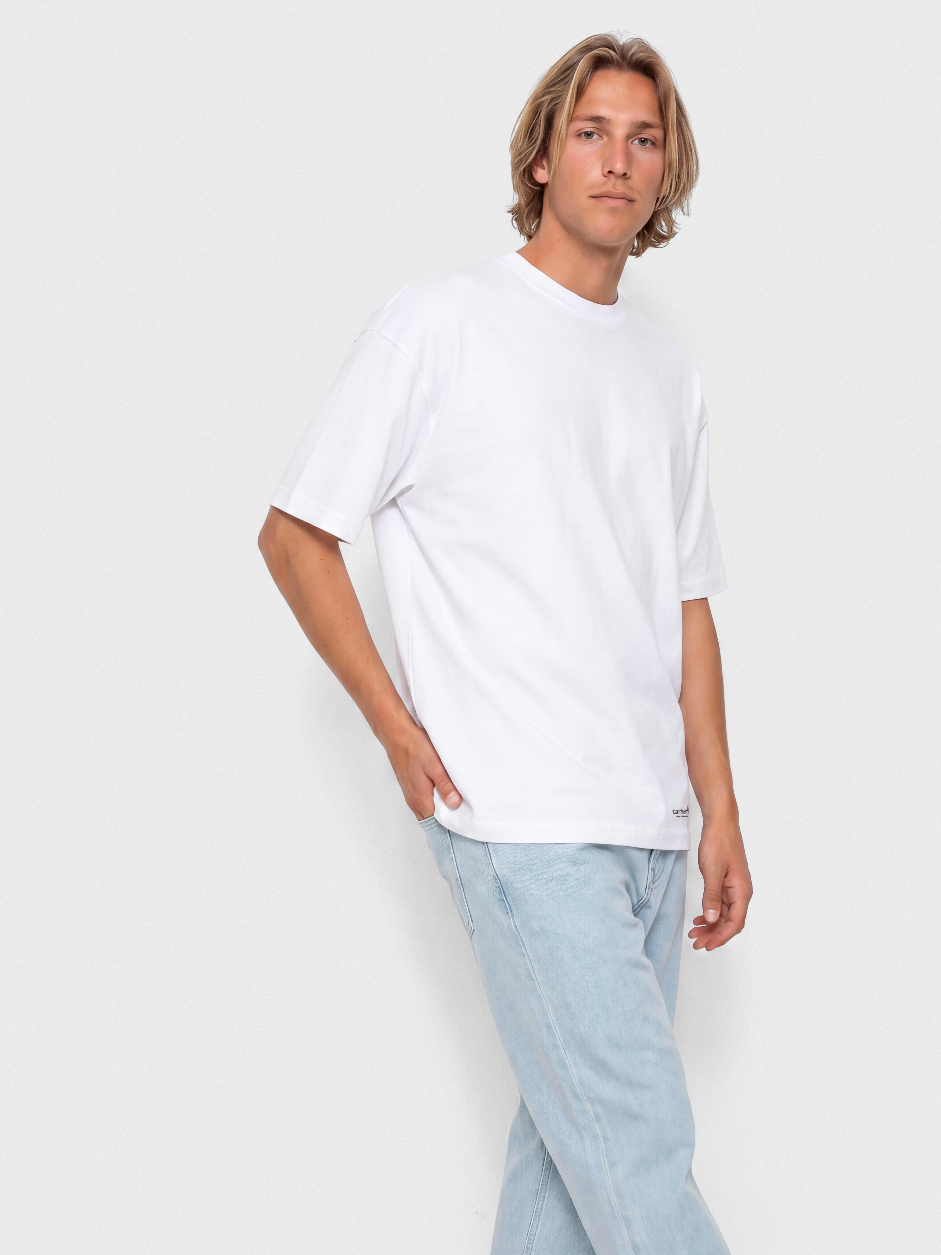 Тениска Carhartt WIP Standard 2 pack (white/white)