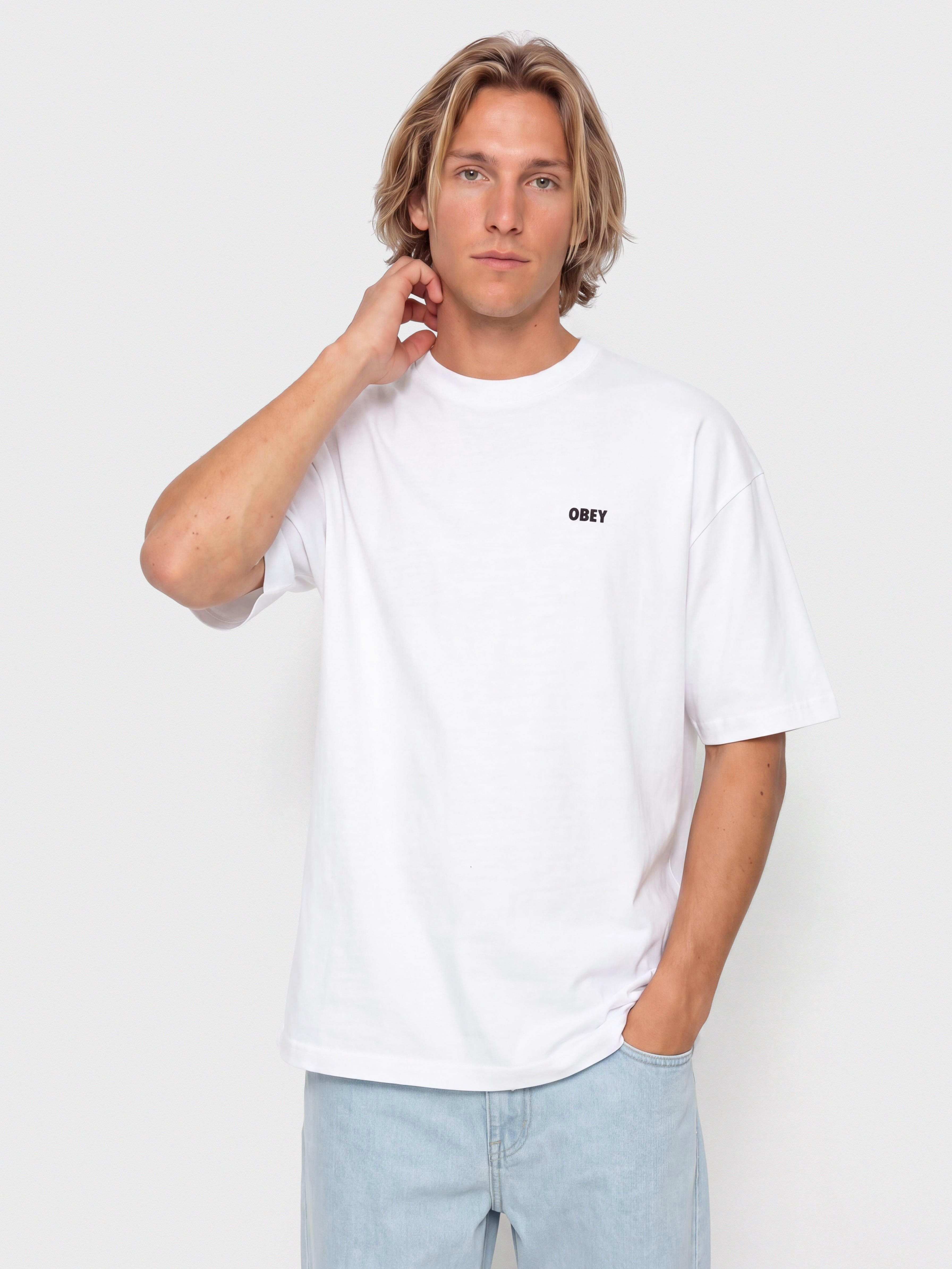 Тениска OBEY Established Works Bold (white)