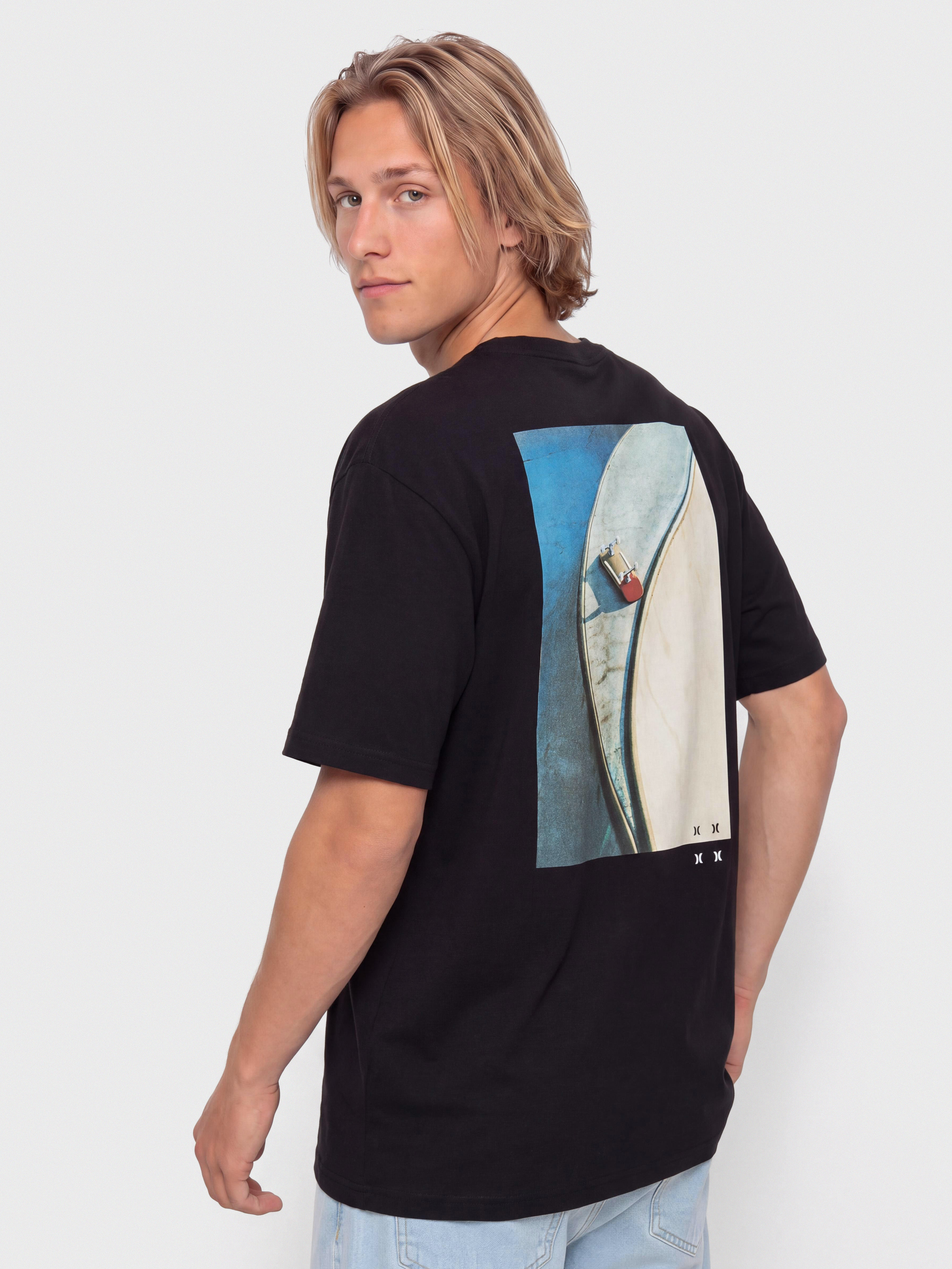 Тениска Hurley Bcnk8 Washed (black)