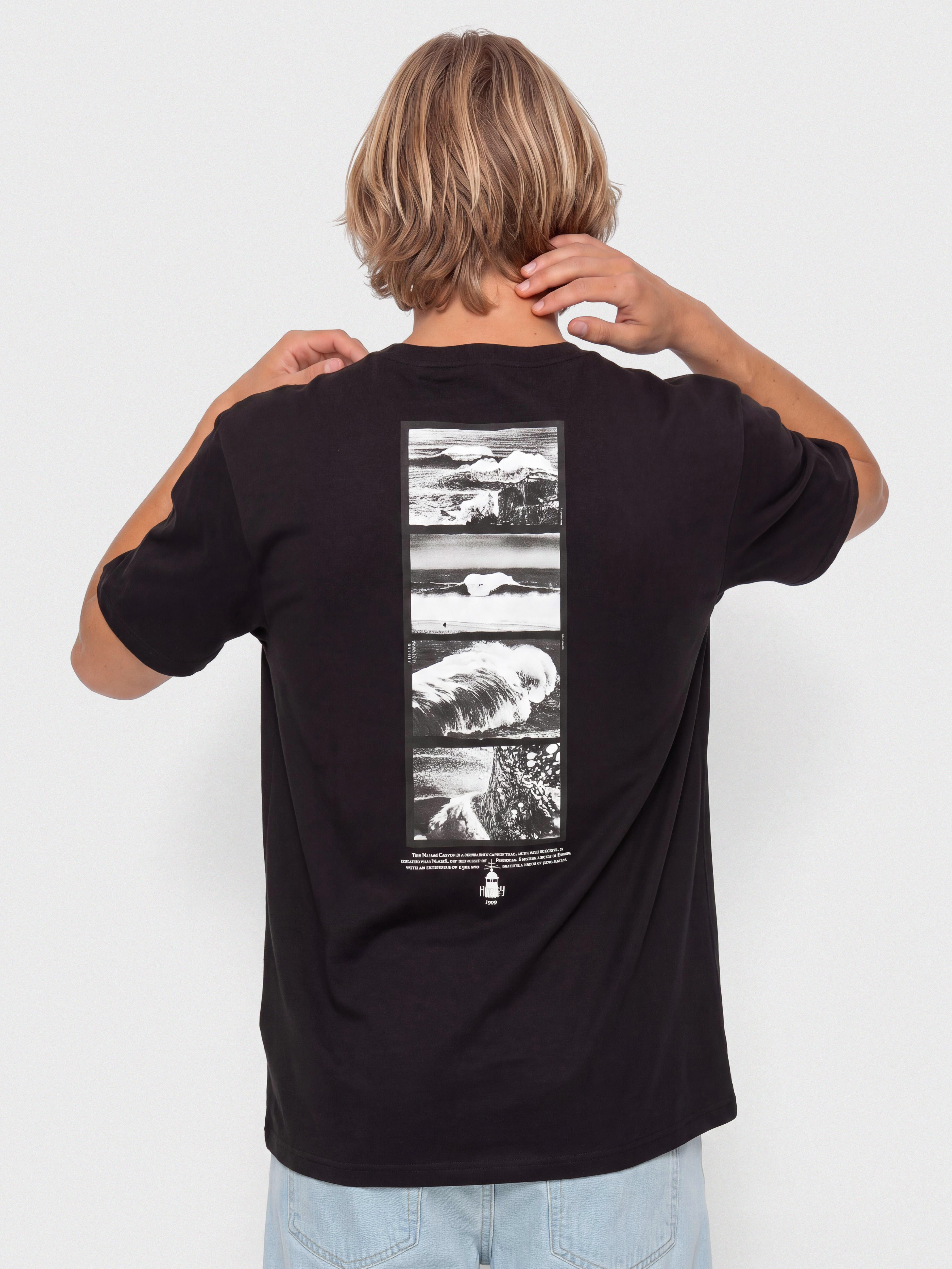 Тениска Hurley Nazare Sqns (black)