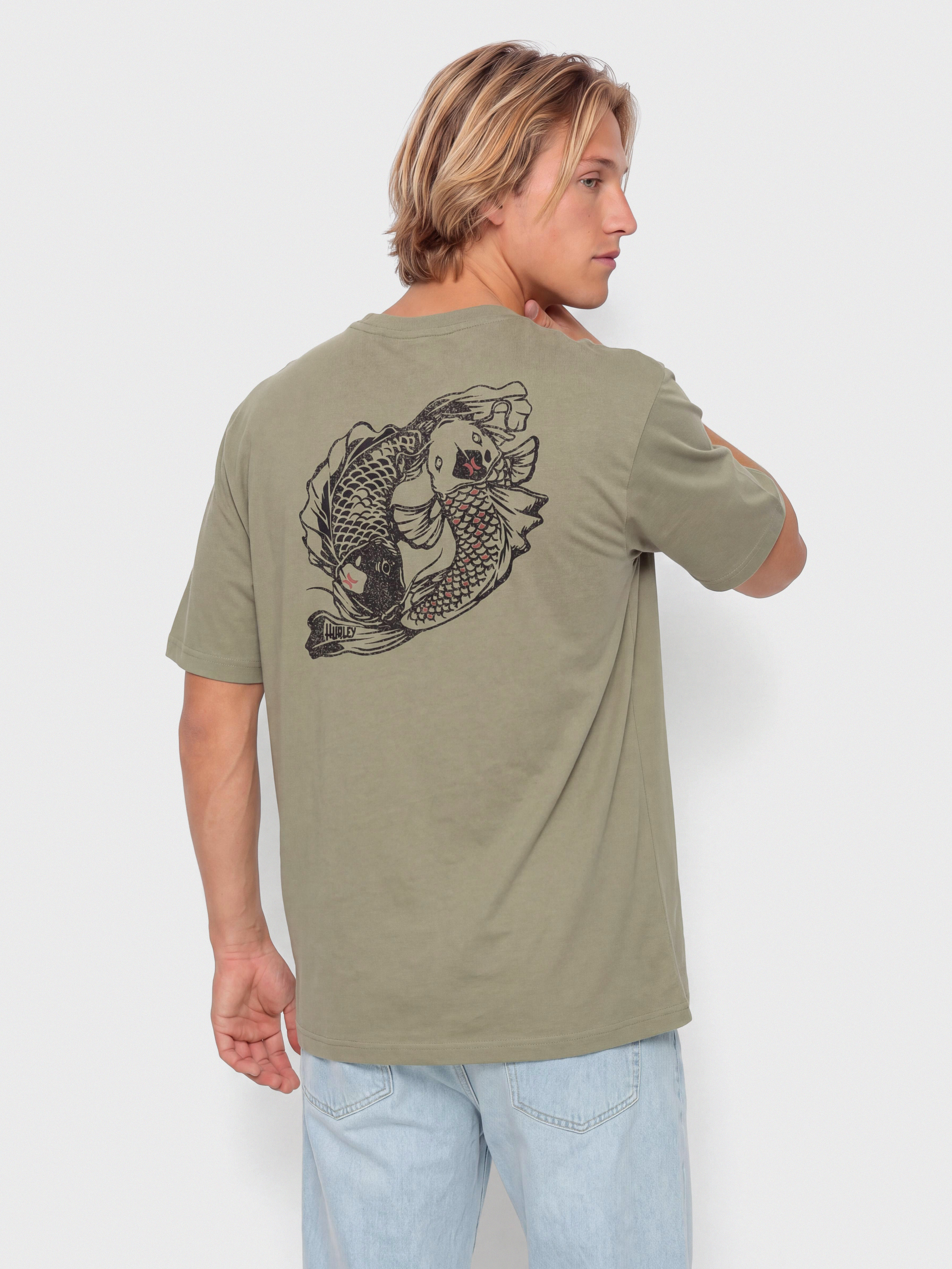Тениска Hurley Tattoo (army)
