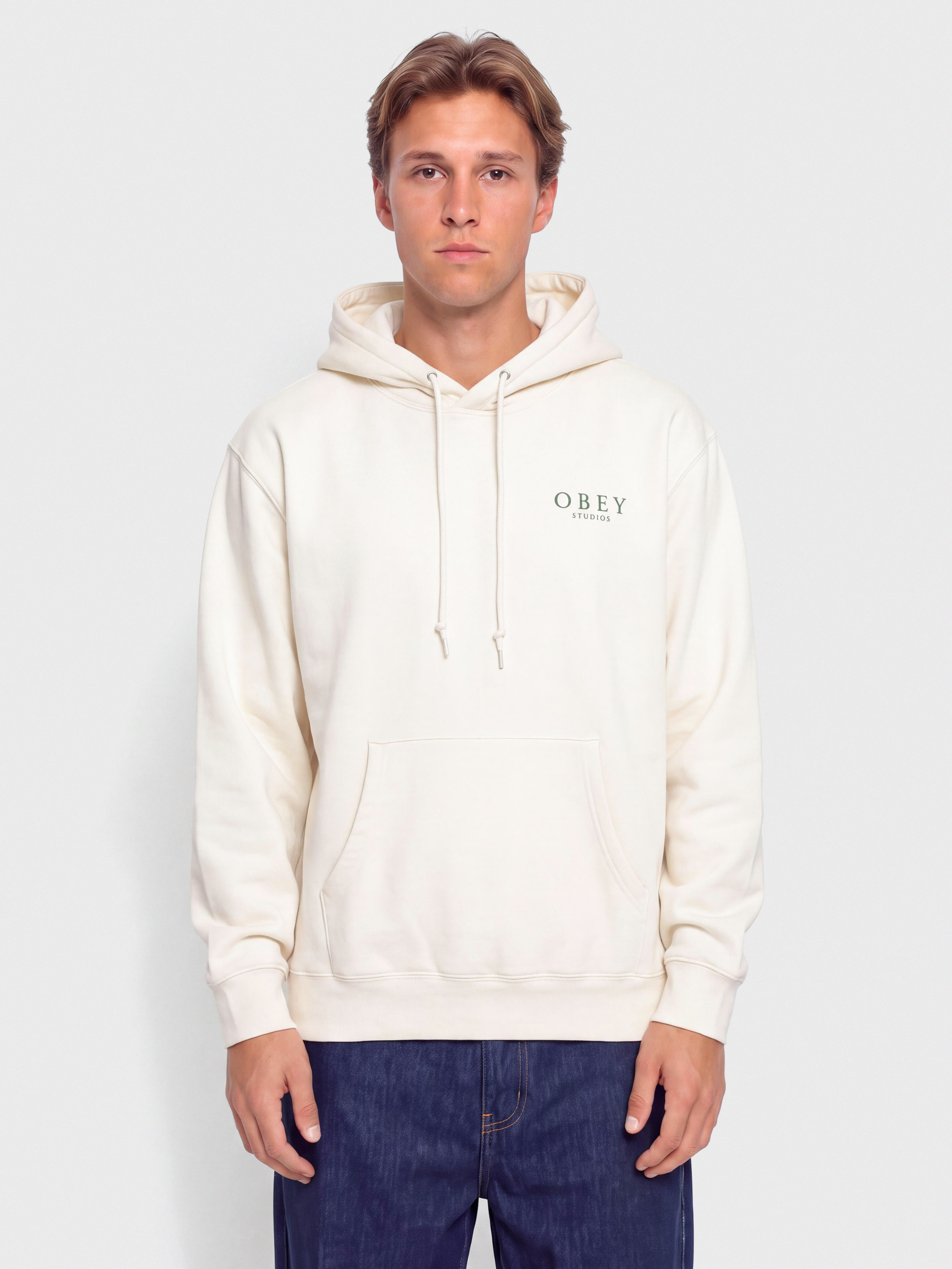 Суитшърт OBEY Flores Robus (unbleached)