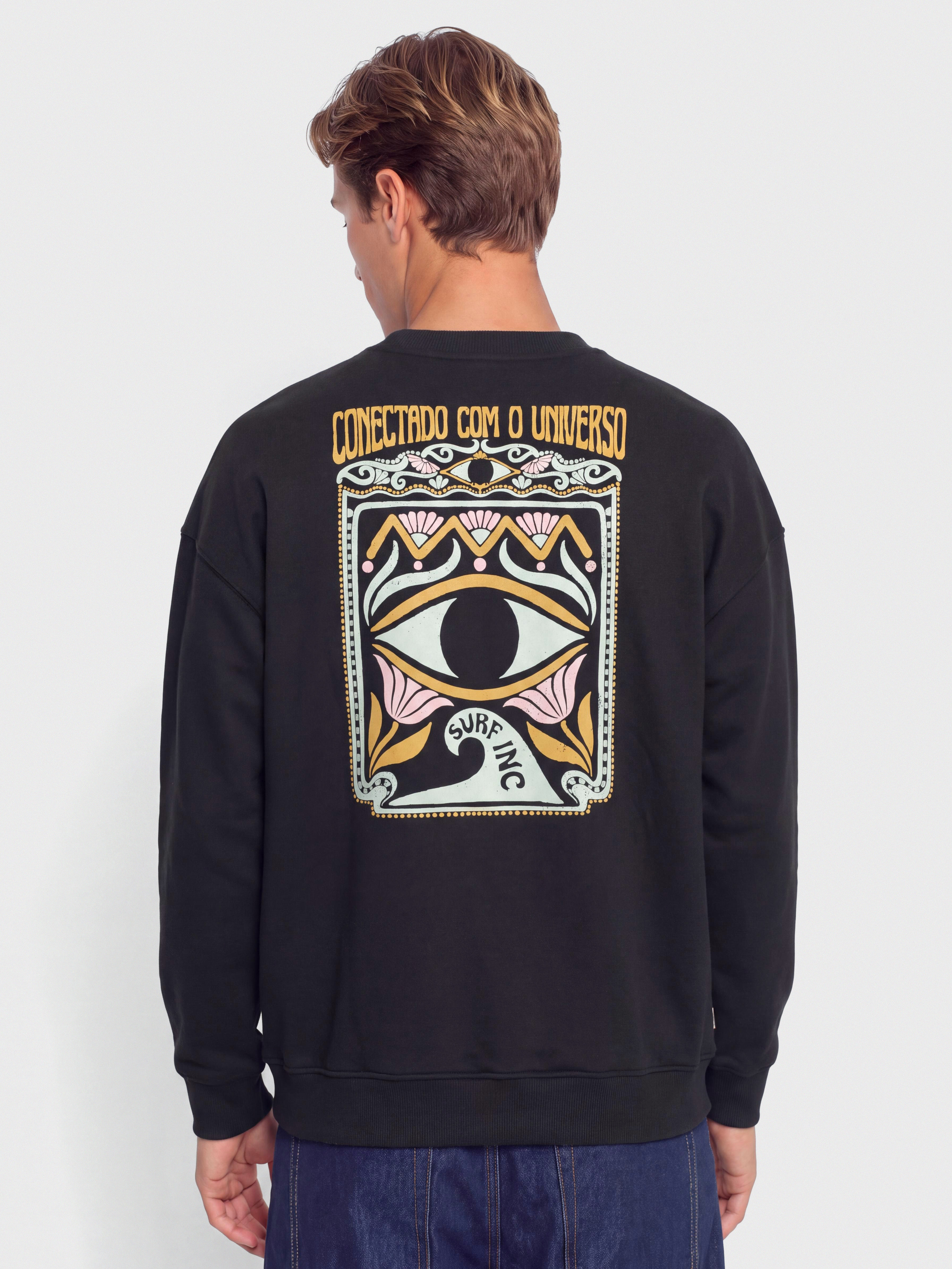 Суитшърт Surf Inc Conectado (acid black)