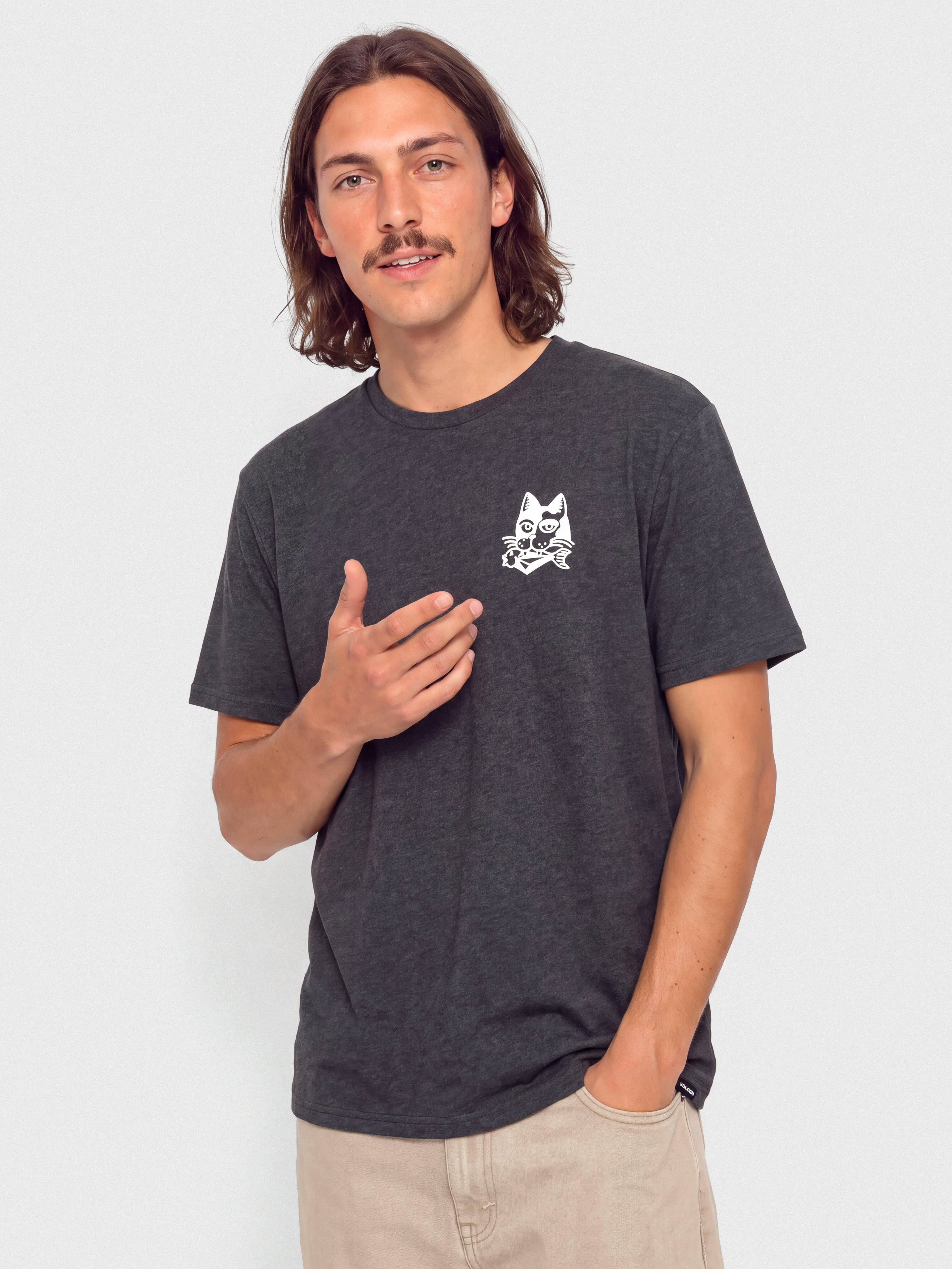 Тениска Volcom Tasty Hth (heather black)