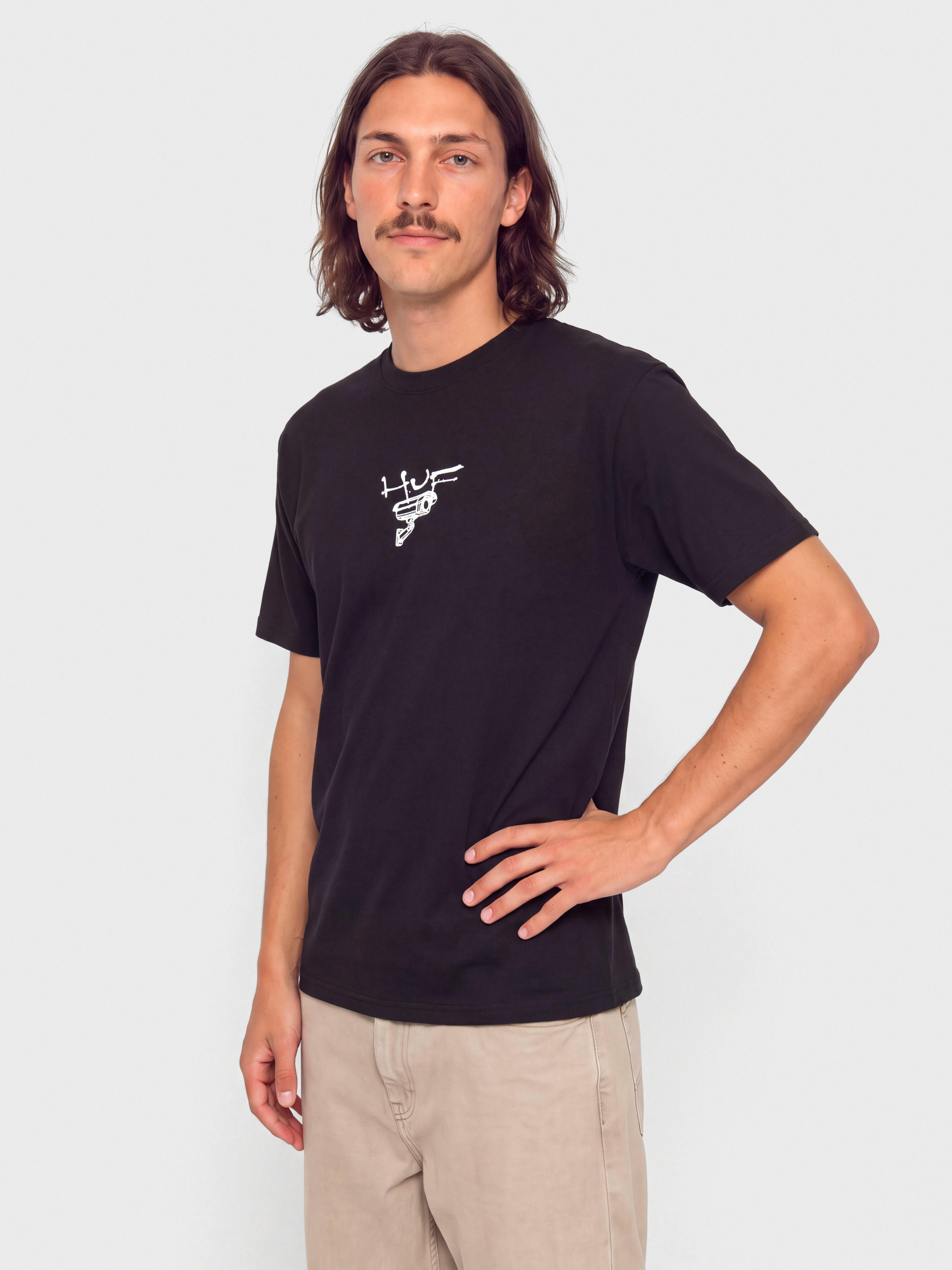 Тениска HUF Interzone (black)