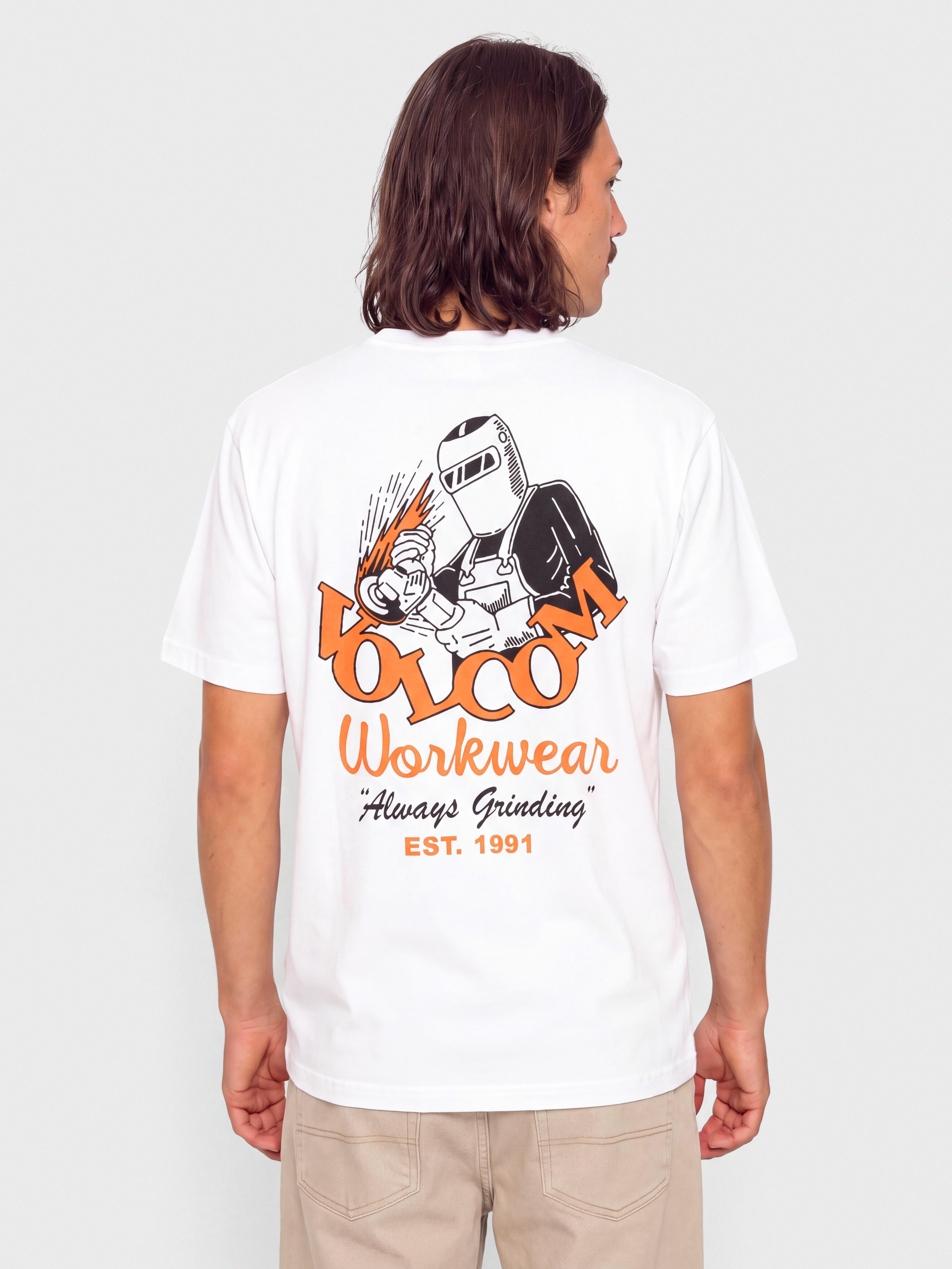 Тениска Volcom Always Grinding (white)
