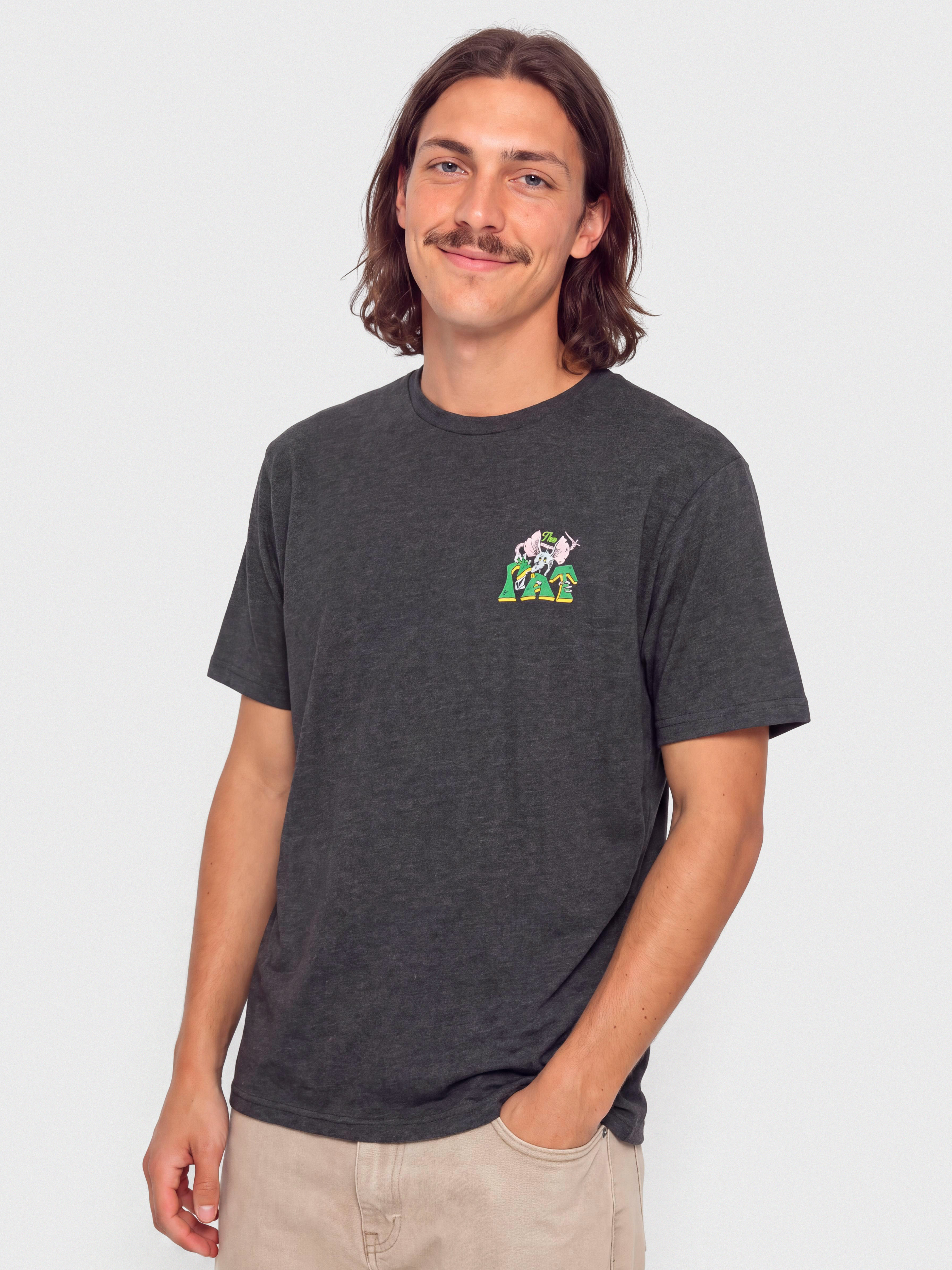 Тениска Volcom Tipsy Rat Hth (heather black)