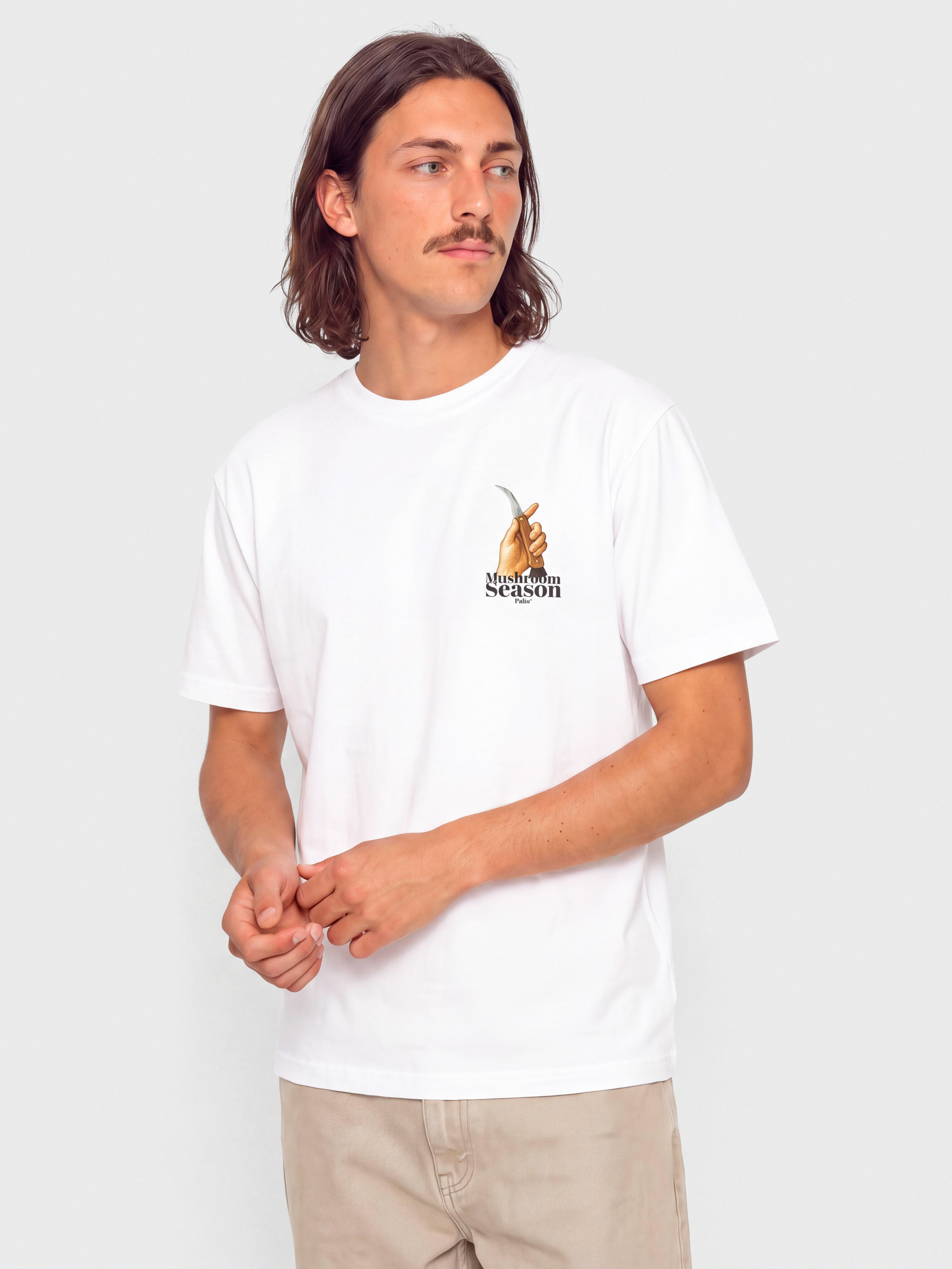 Тениска Palto Mushroom Hunter (white)