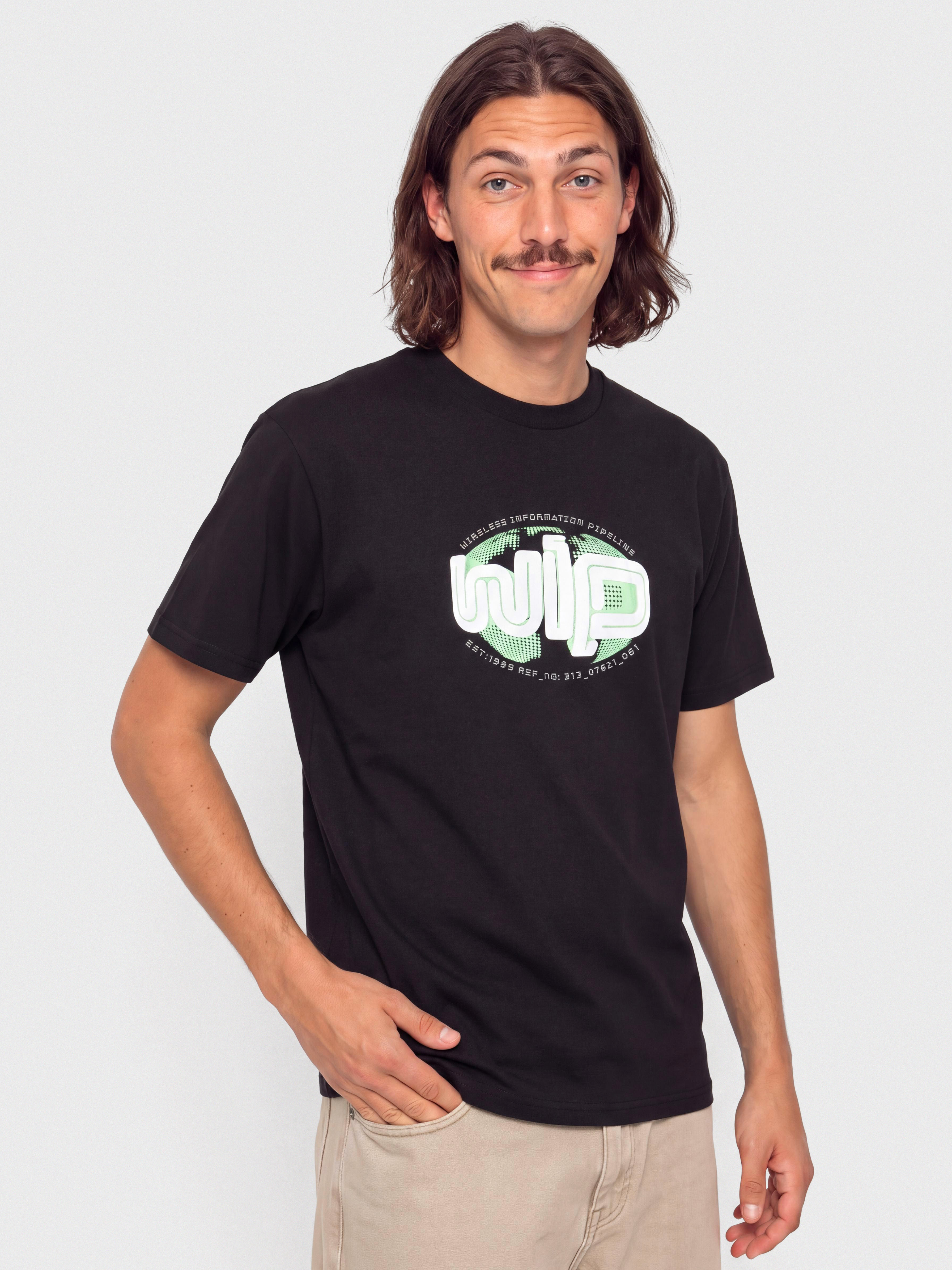 Тениска Carhartt WIP Wireless (black)