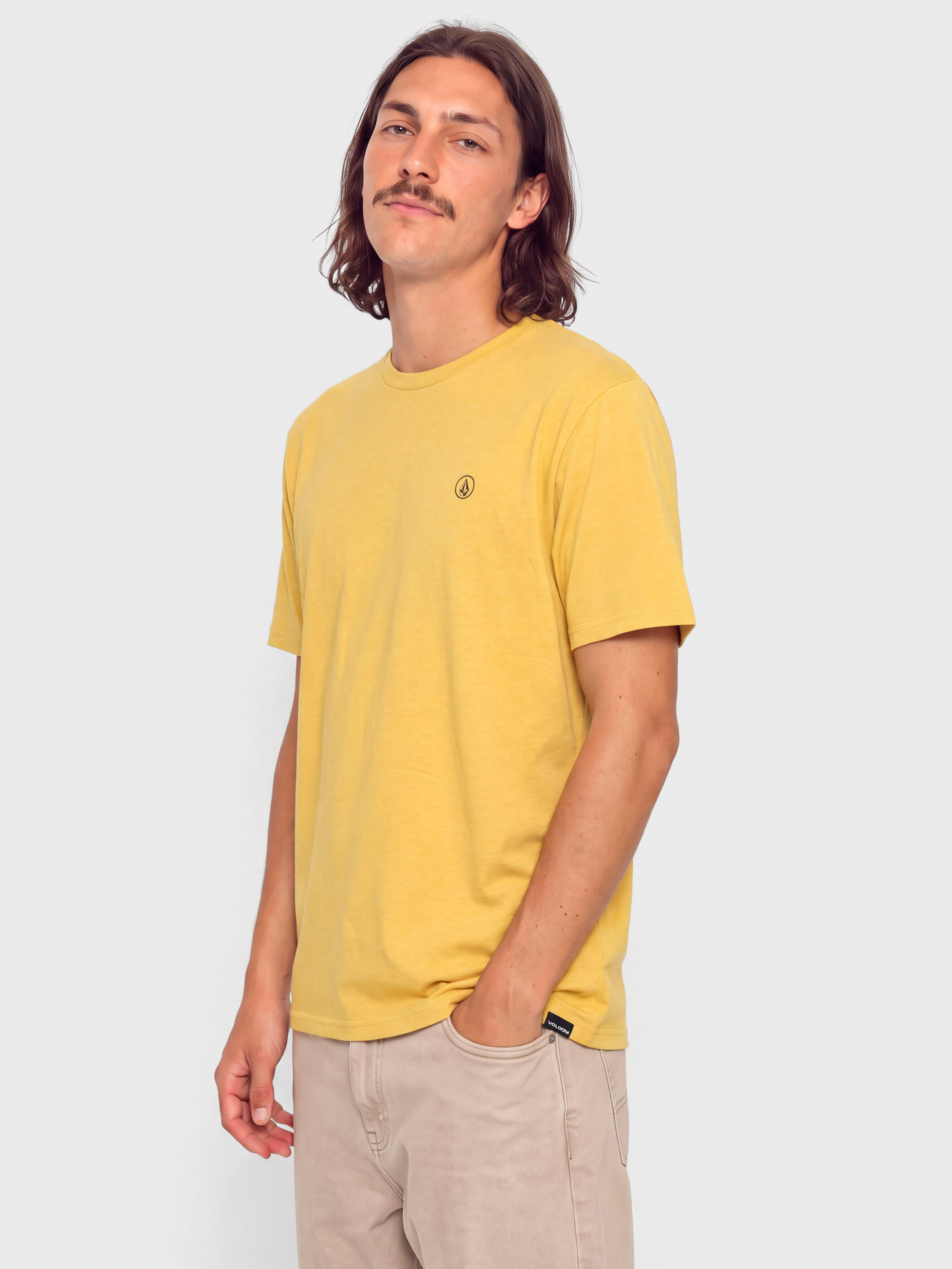 Тениска Volcom Circle Blanks Hth (mustard)