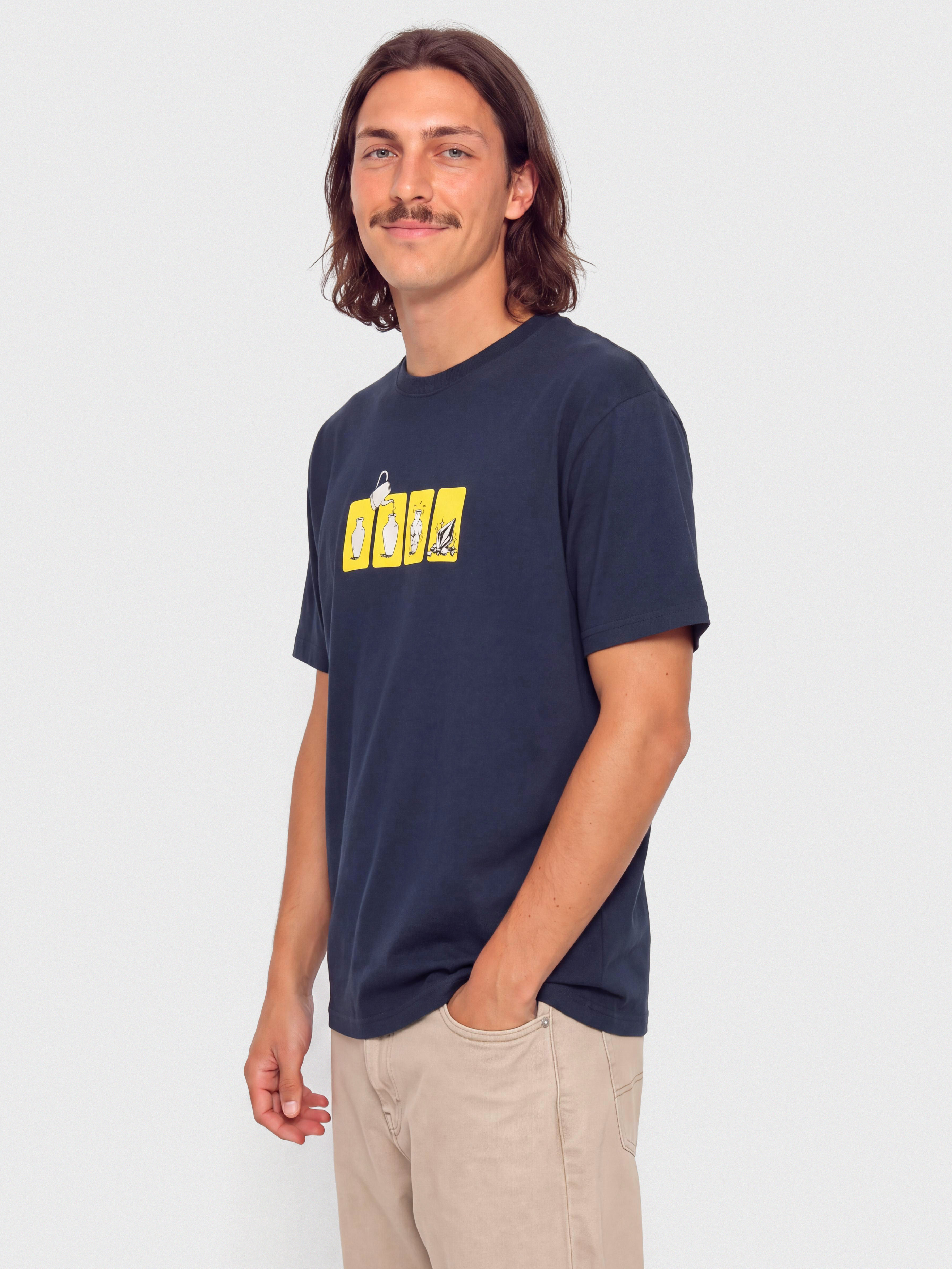 Тениска Volcom Before I Break Lse (marine)