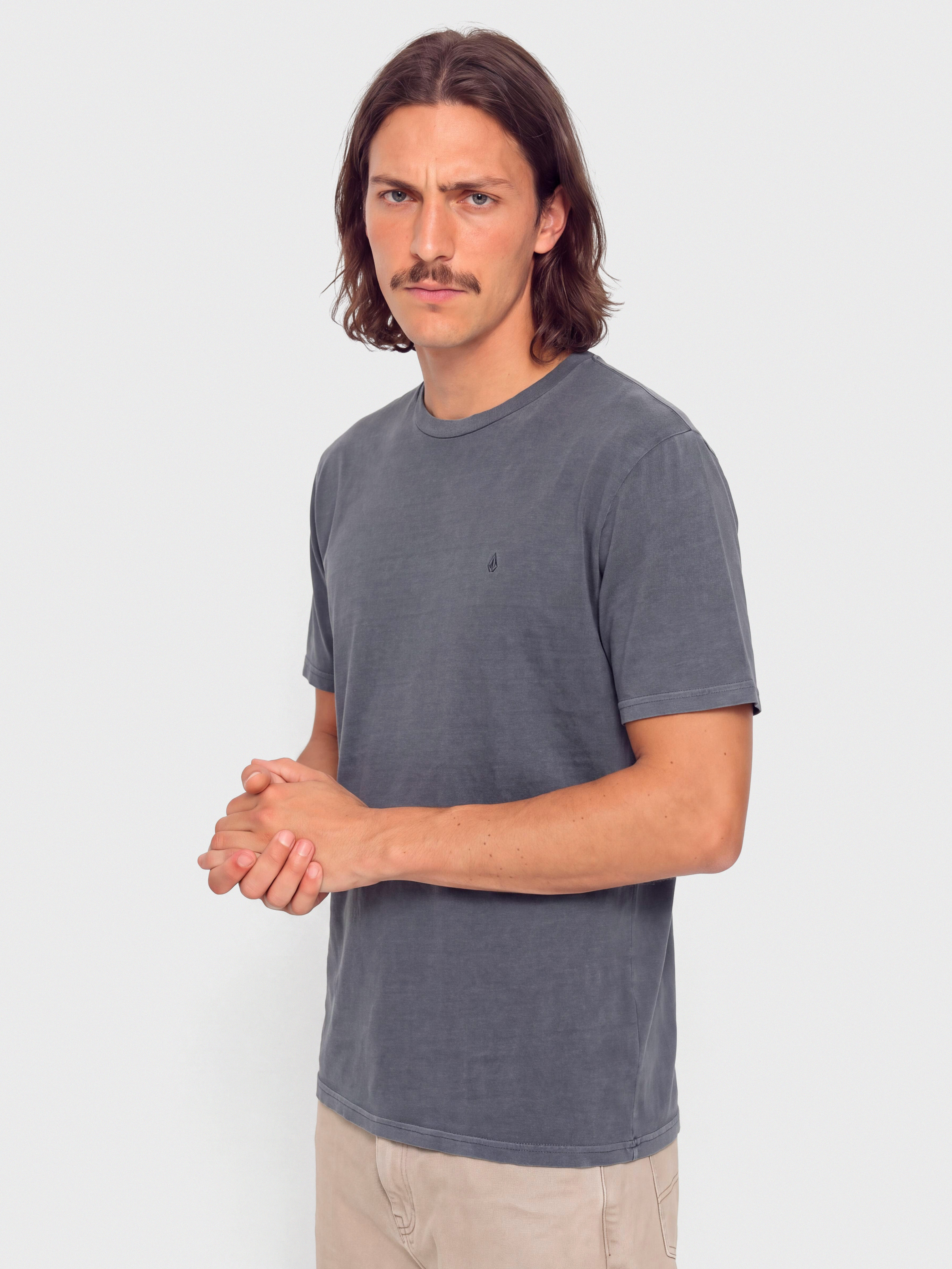 Тениска Volcom Solid Stone Emb (storm blue)