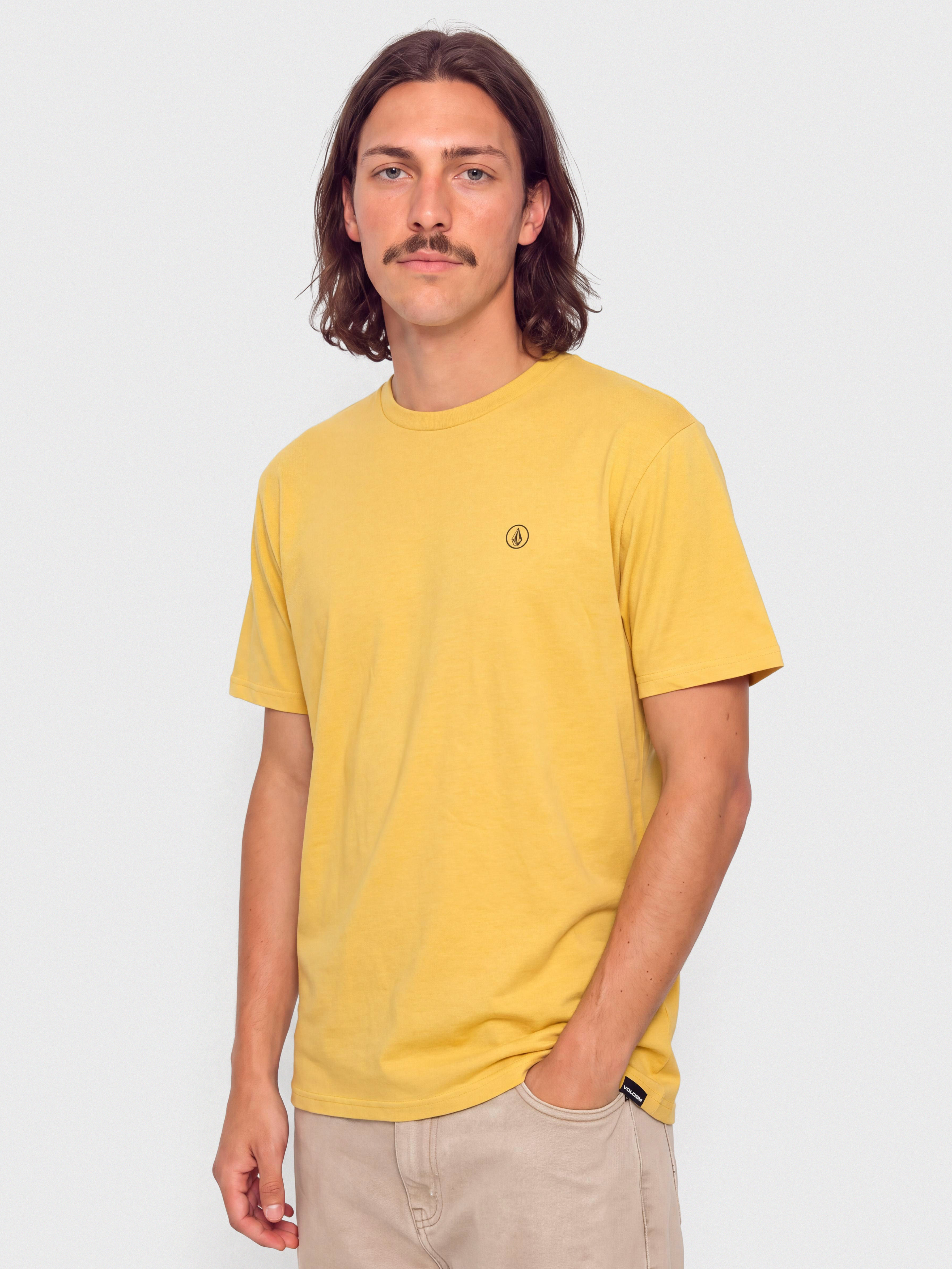 Тениска Volcom Circle Blanks Hth (mustard)