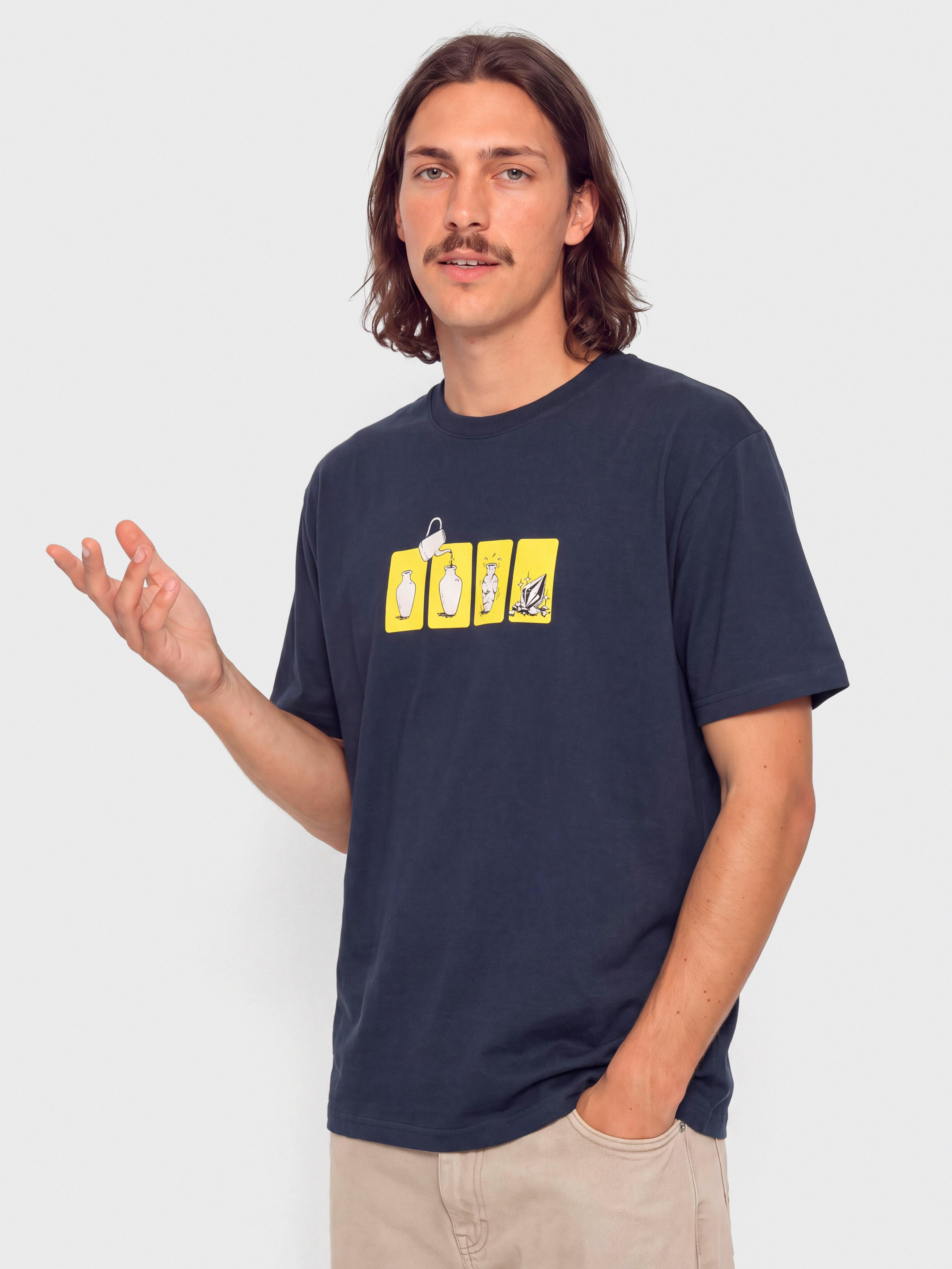 Тениска Volcom Before I Break Lse (marine)