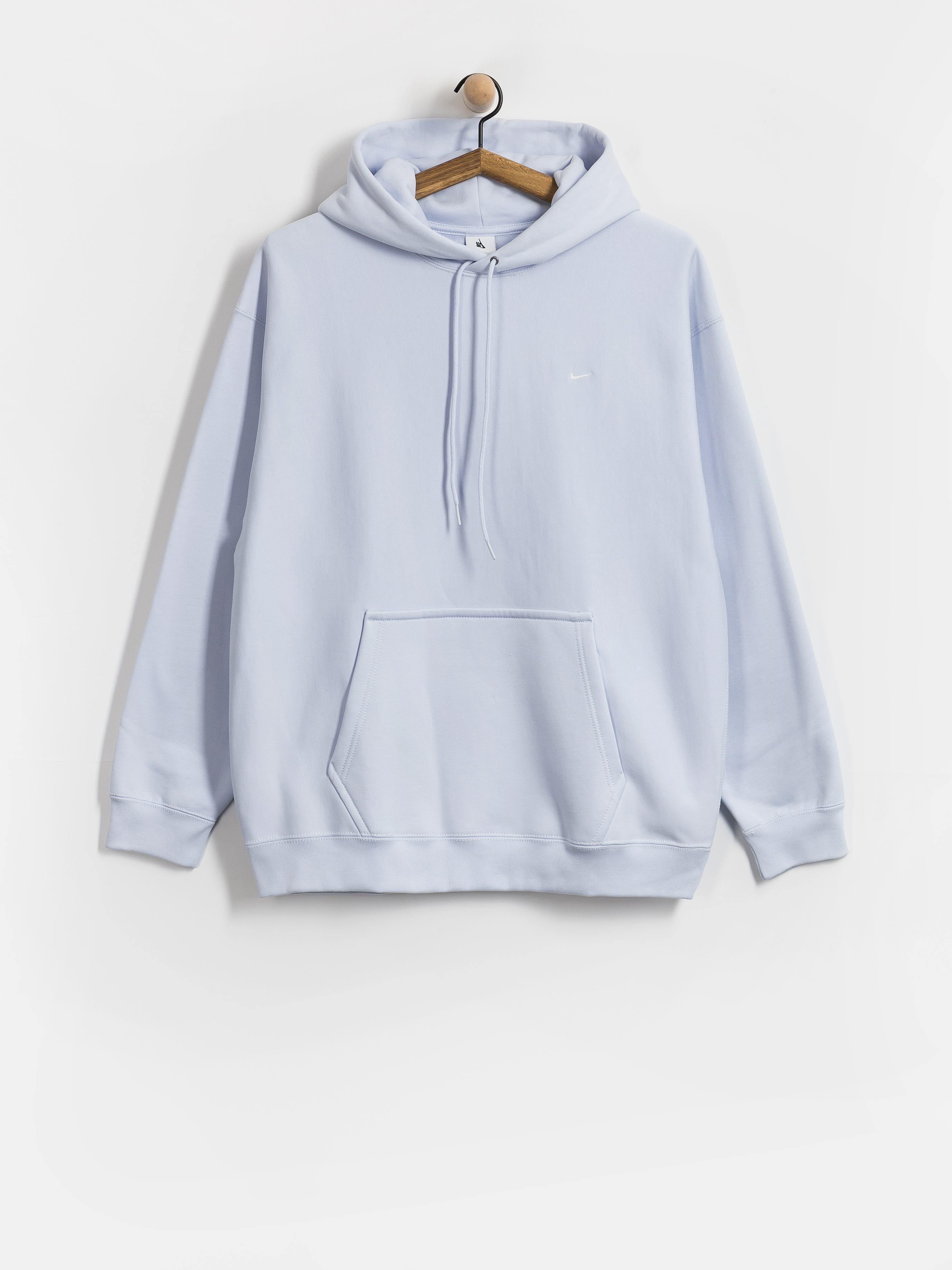 Суитшърт с качулка Nike SB Solo Swoosh HD (football grey/white)