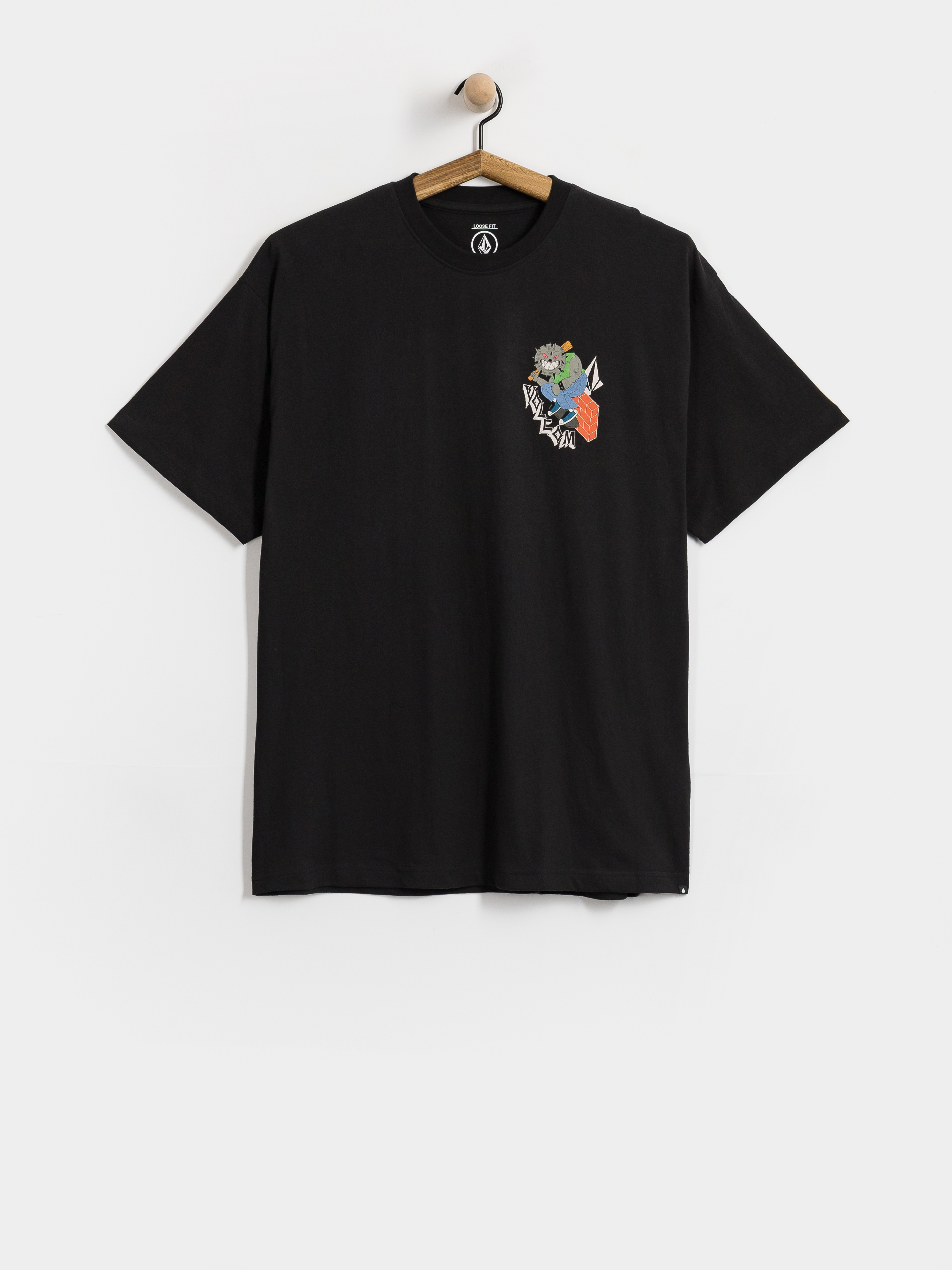 Тениска Volcom Sk8 Break Lse (black)
