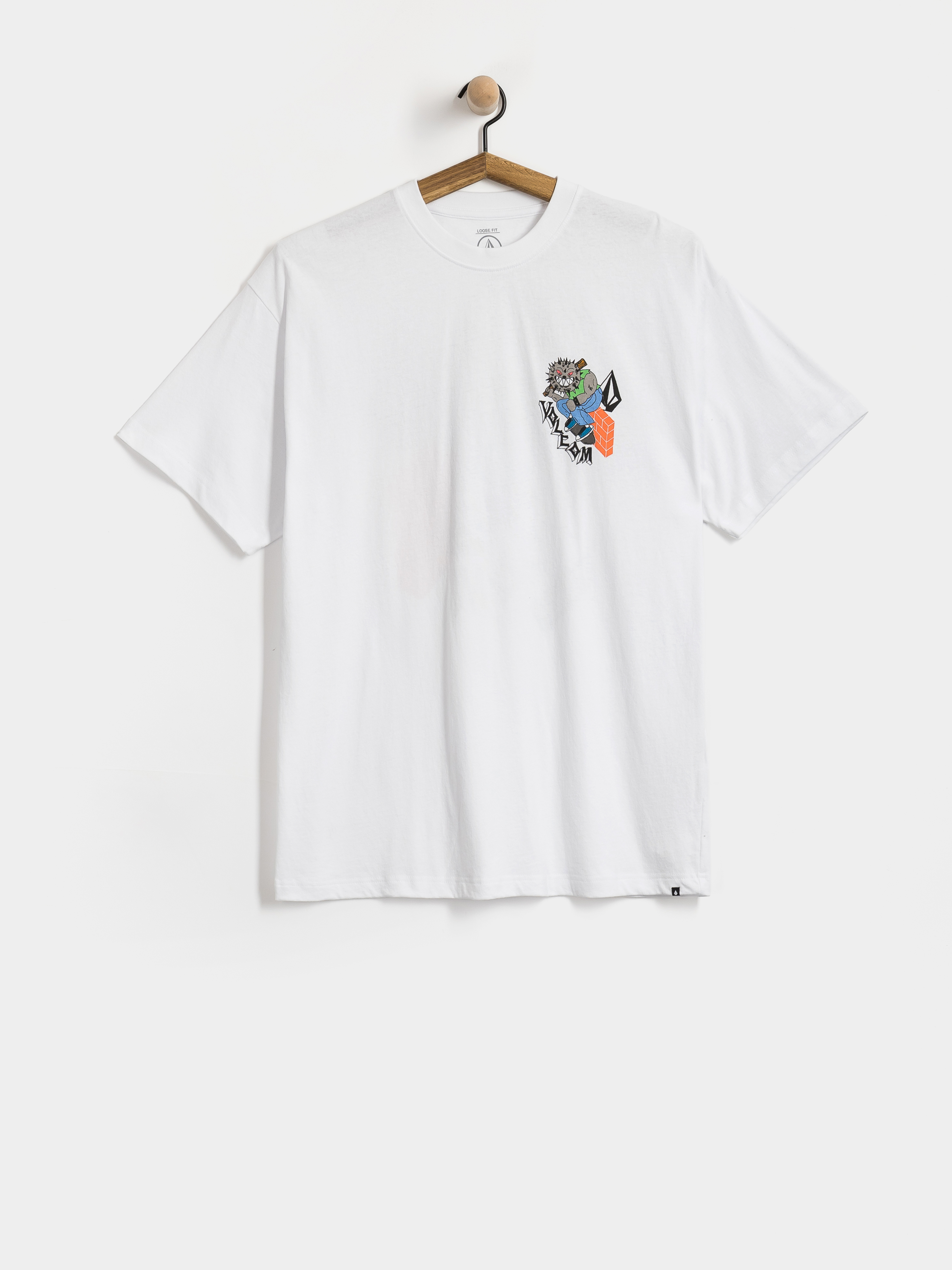 Тениска Volcom Sk8 Break Lse (white)