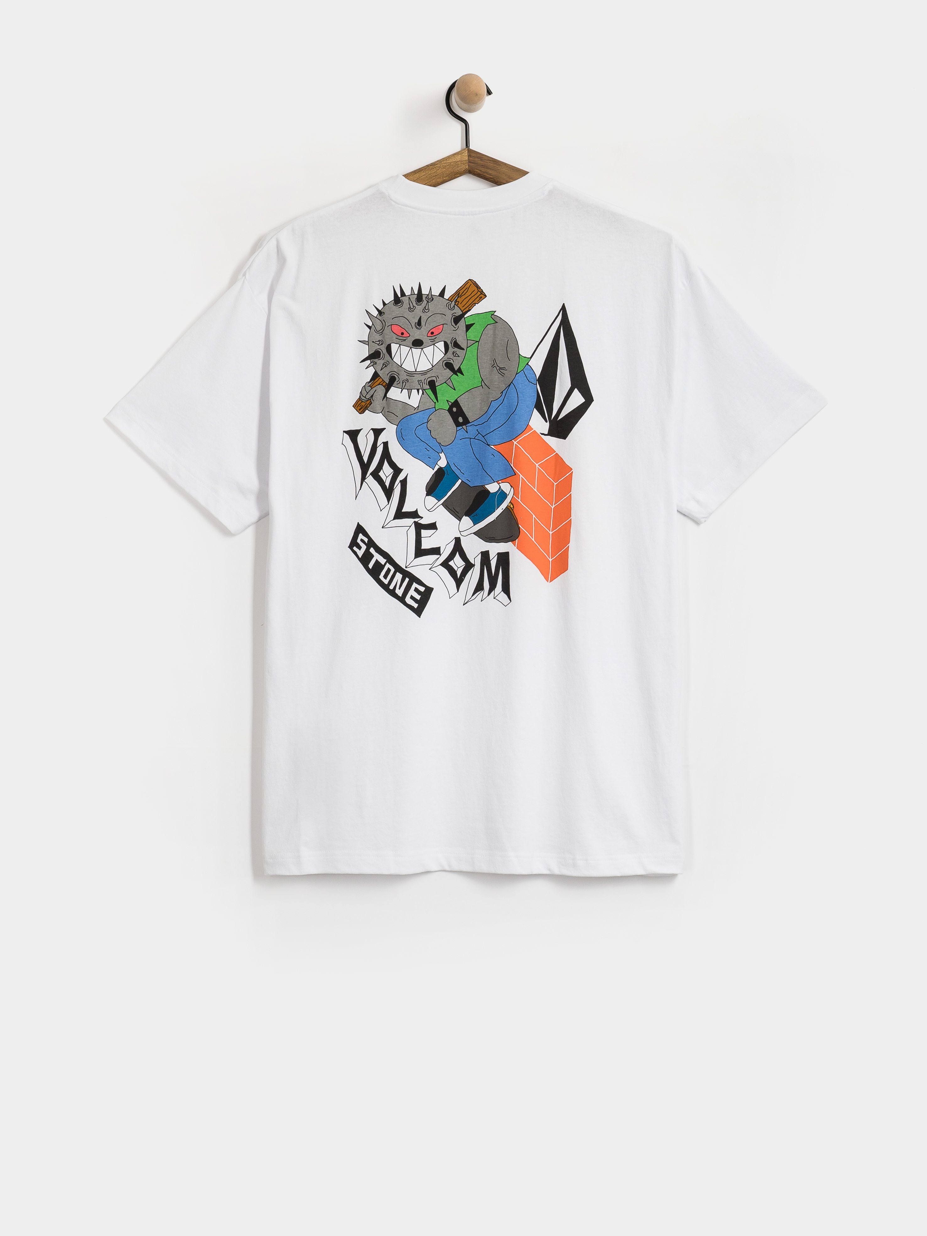 Тениска Volcom Sk8 Break Lse (white)