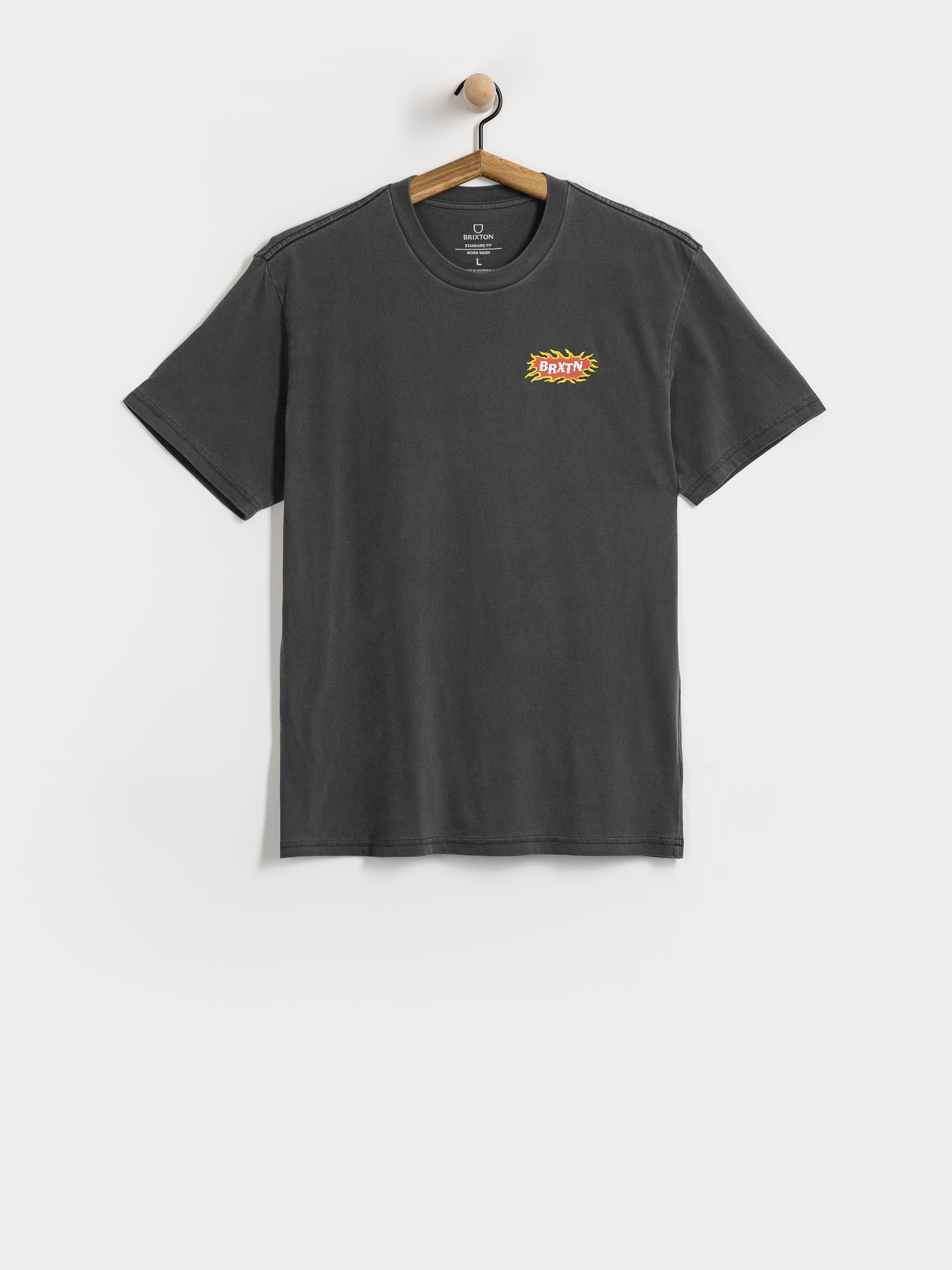 Тениска Brixton Blazing Stnd (black worn wash)