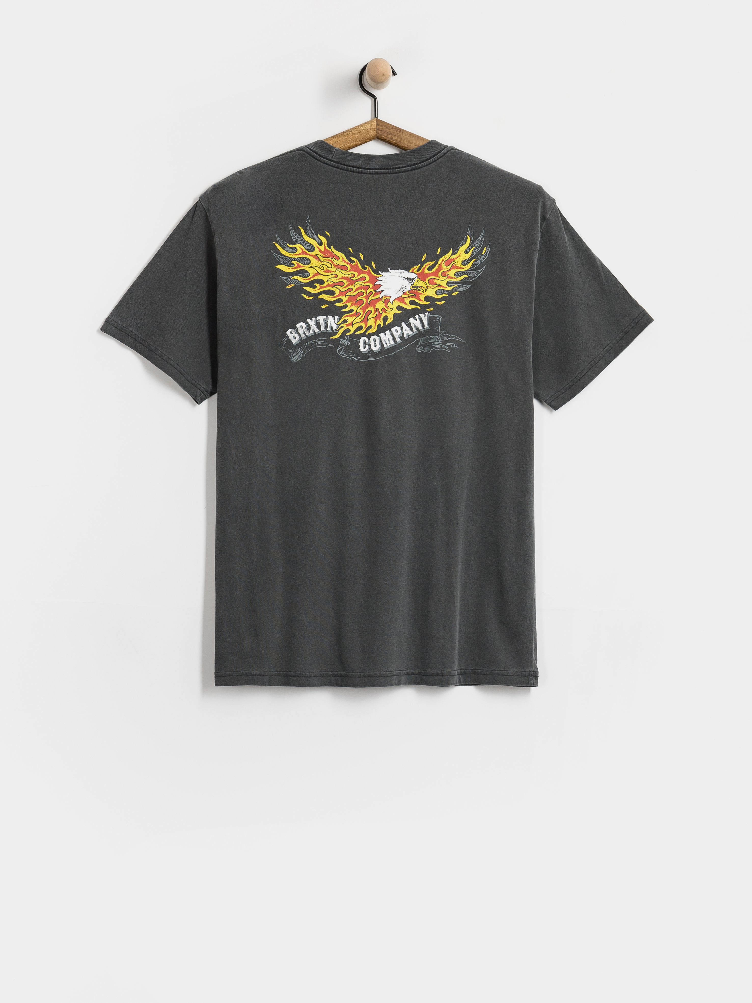 Тениска Brixton Blazing Stnd (black worn wash)