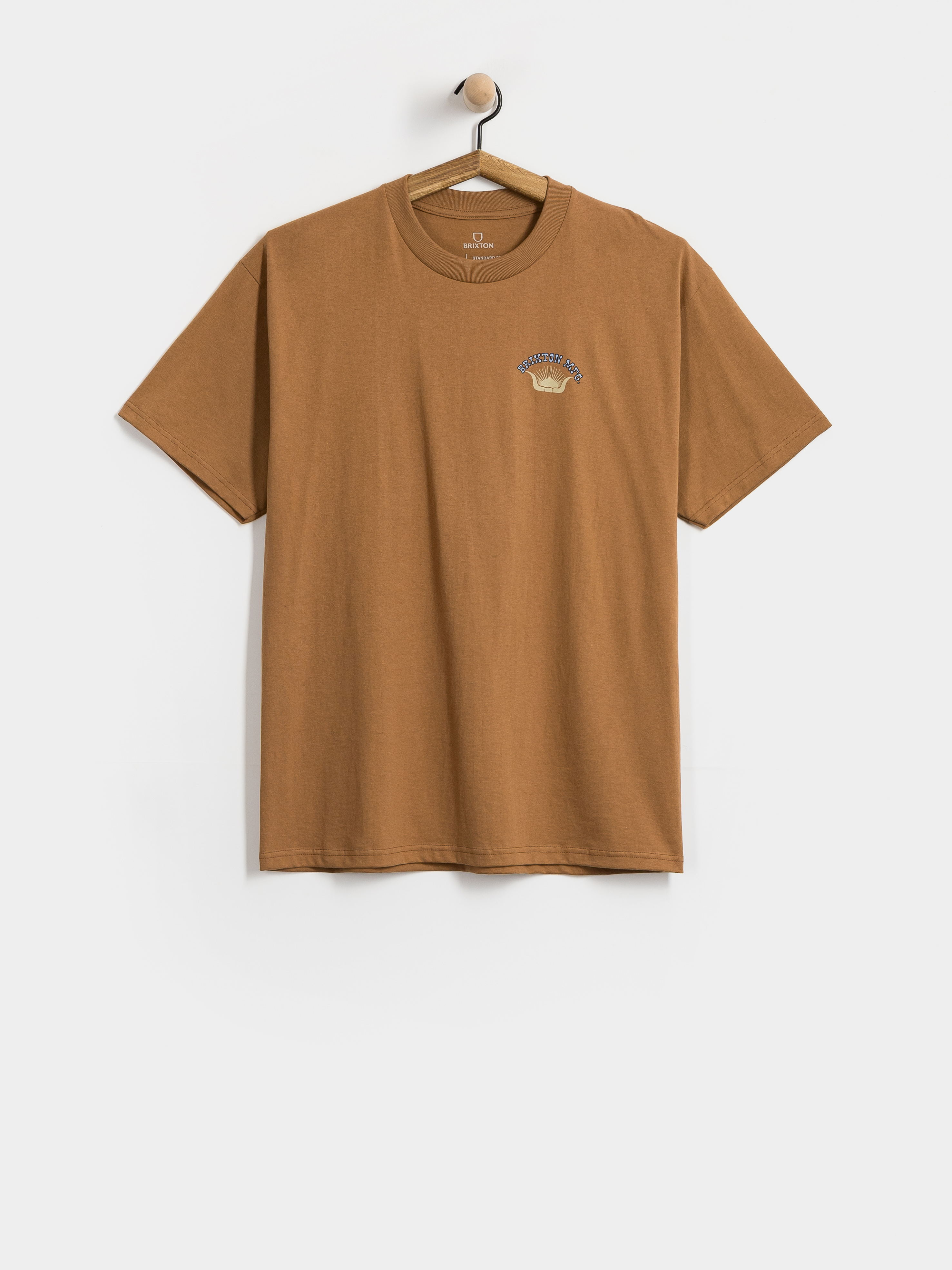 Тениска Brixton Stirrup Stnd (brown sugar)