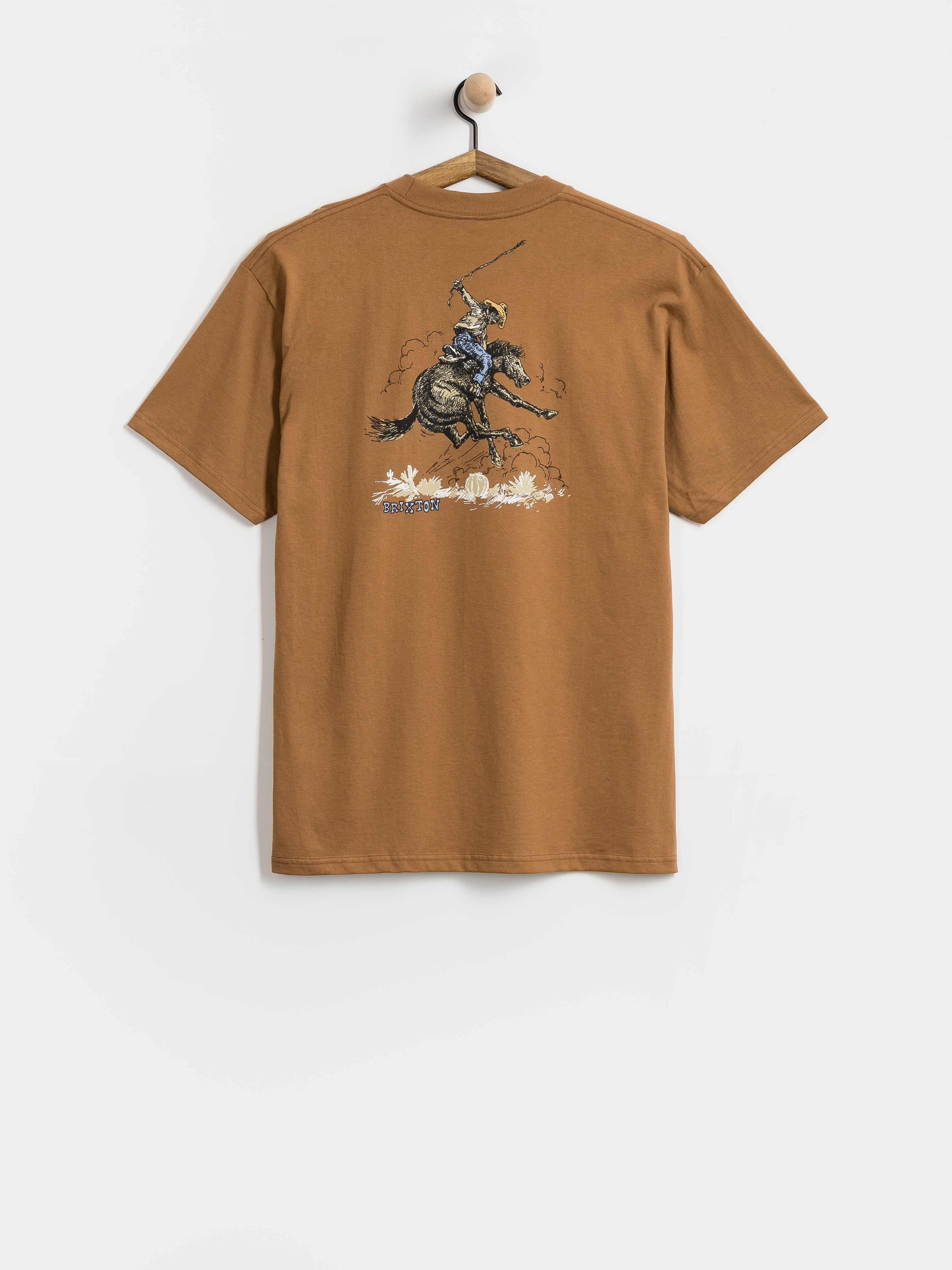 Тениска Brixton Stirrup Stnd (brown sugar)