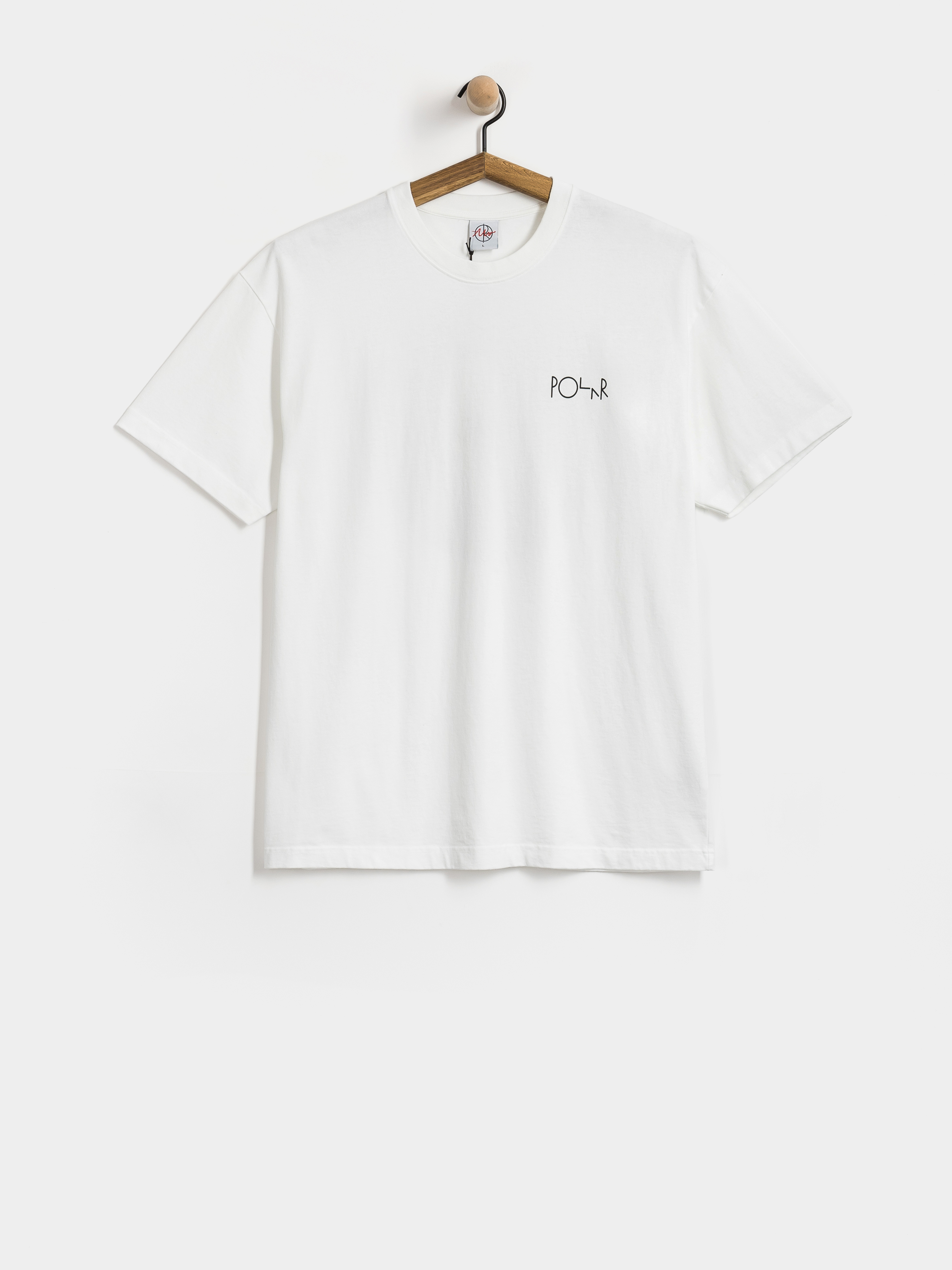 Тениска Polar Skate Fill Logo Klez Crossing (white)