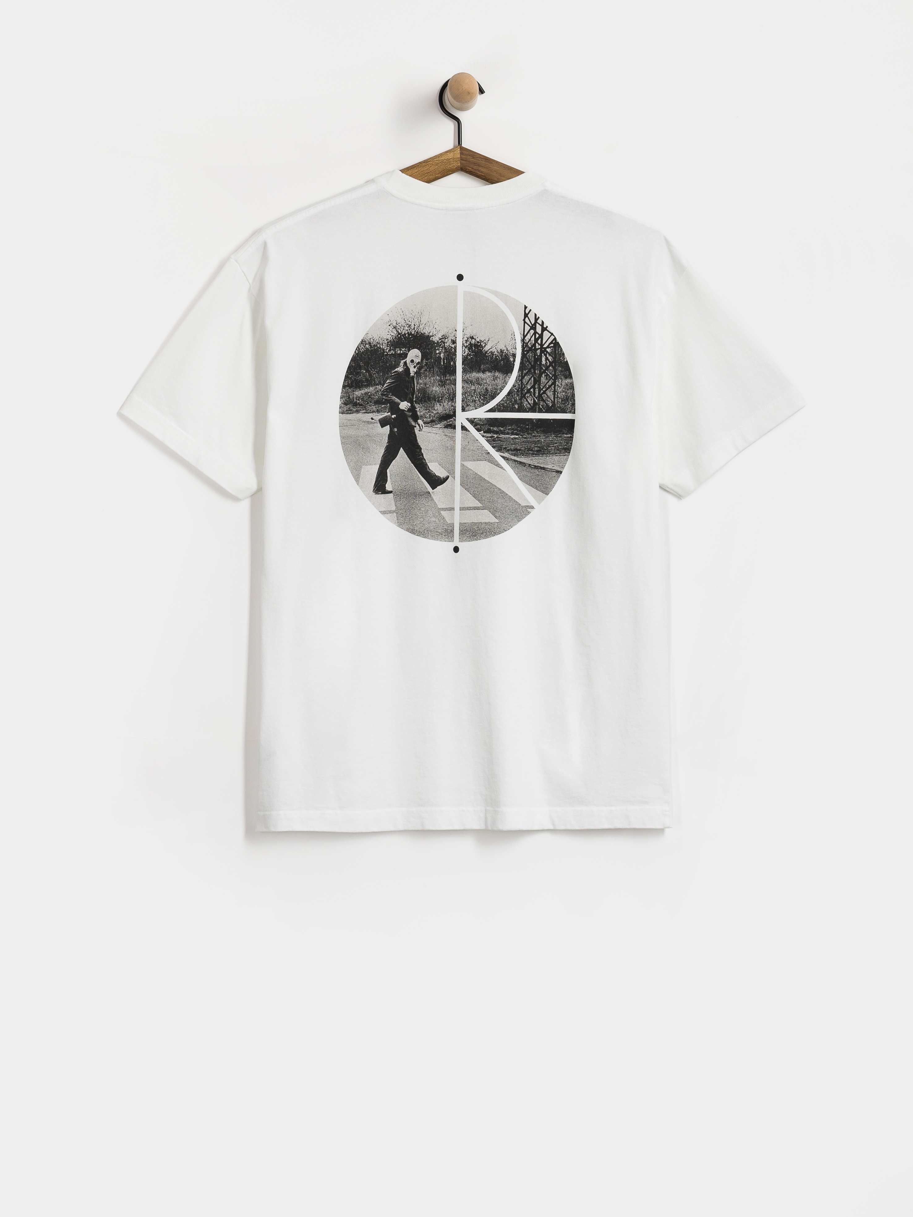 Тениска Polar Skate Fill Logo Klez Crossing (white)