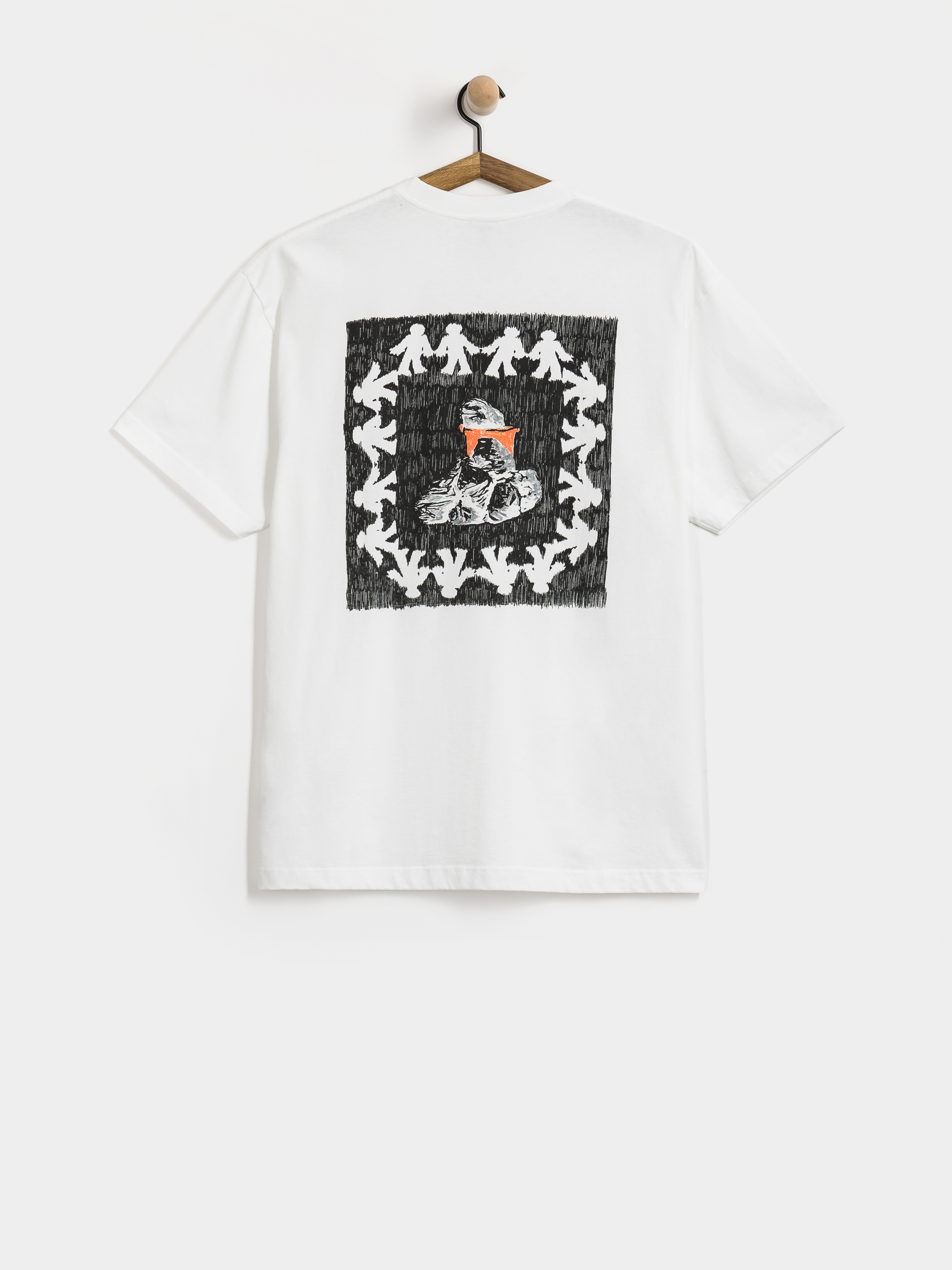Тениска Polar Skate Trash Rite (white)