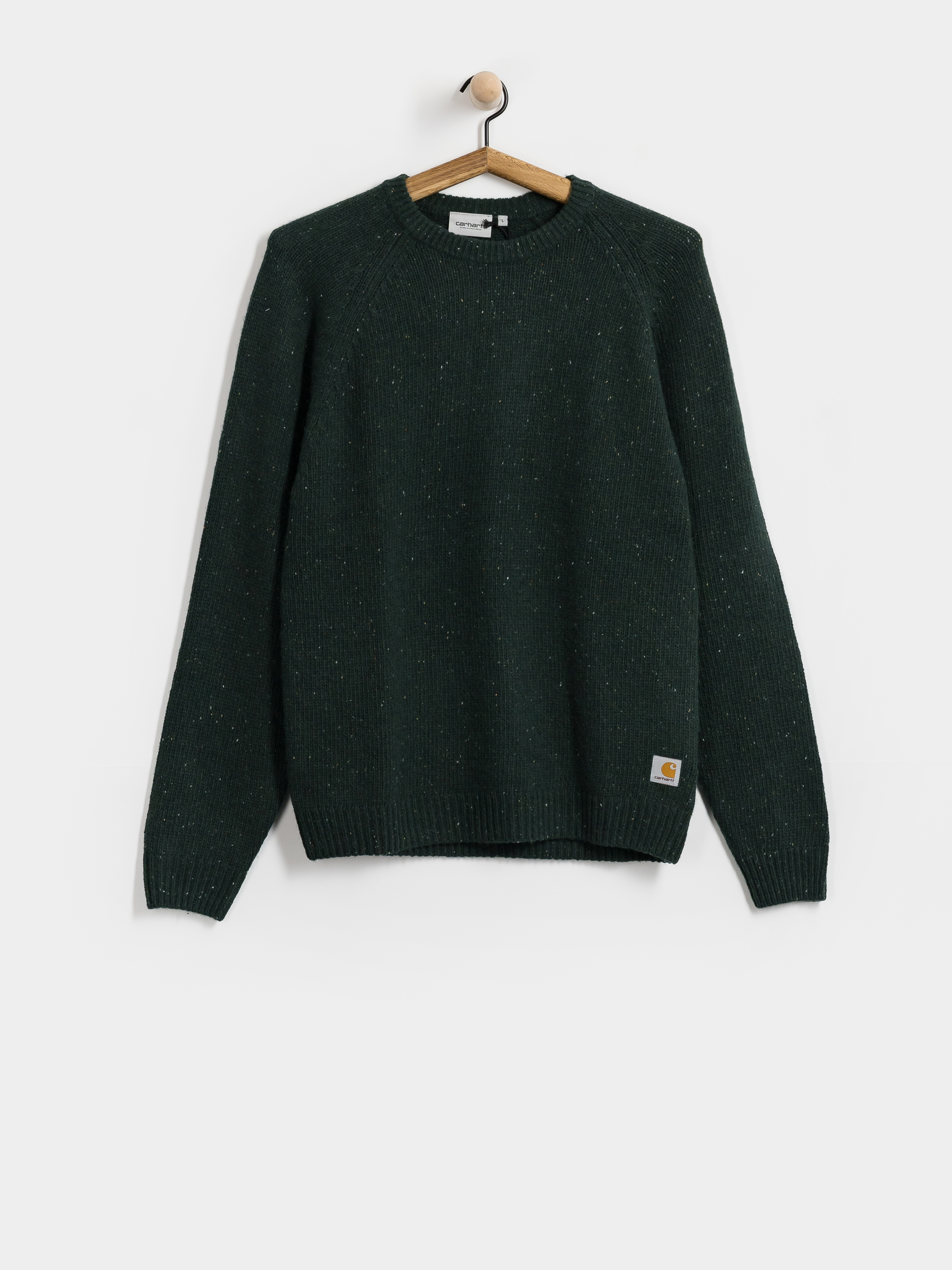 Пуловер Carhartt WIP Anglistic (speckled dark scarab)