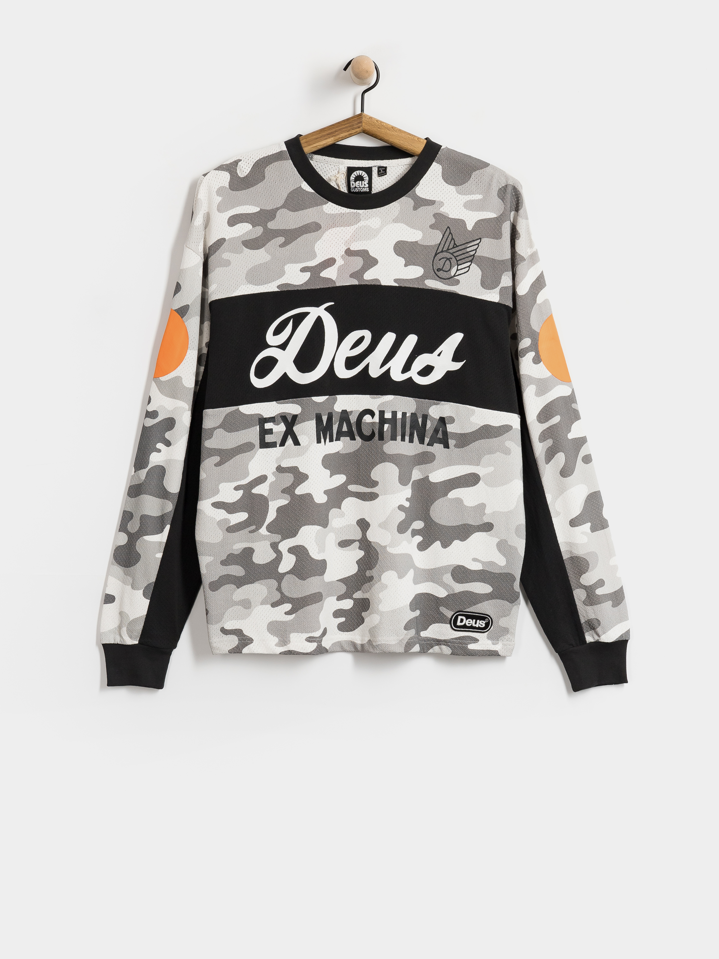 Блуза Deus Ex Machina Ombre Moto Jersey (grey camo)