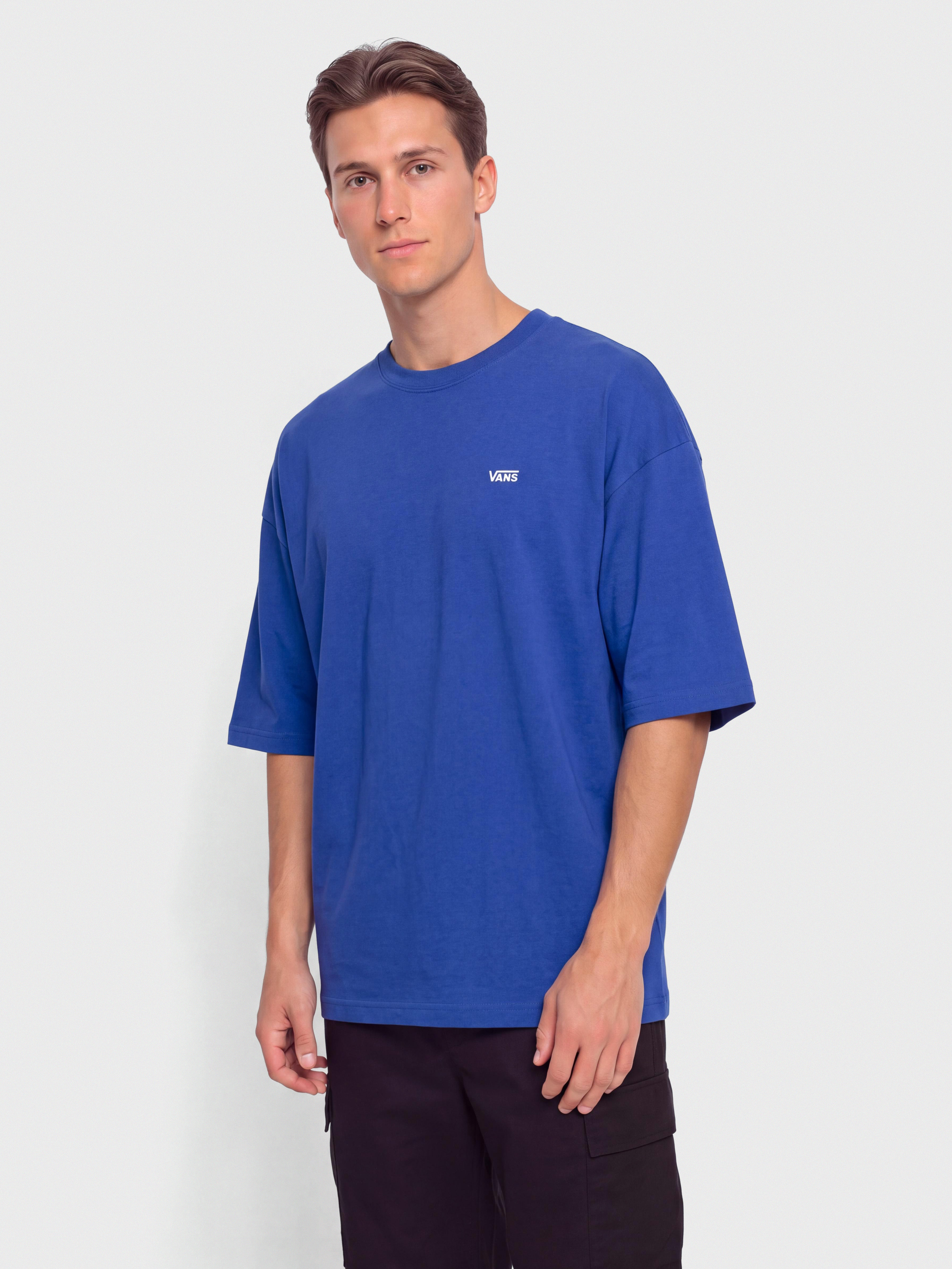 Тениска Vans Left Chest II Loose (royal cobalt)
