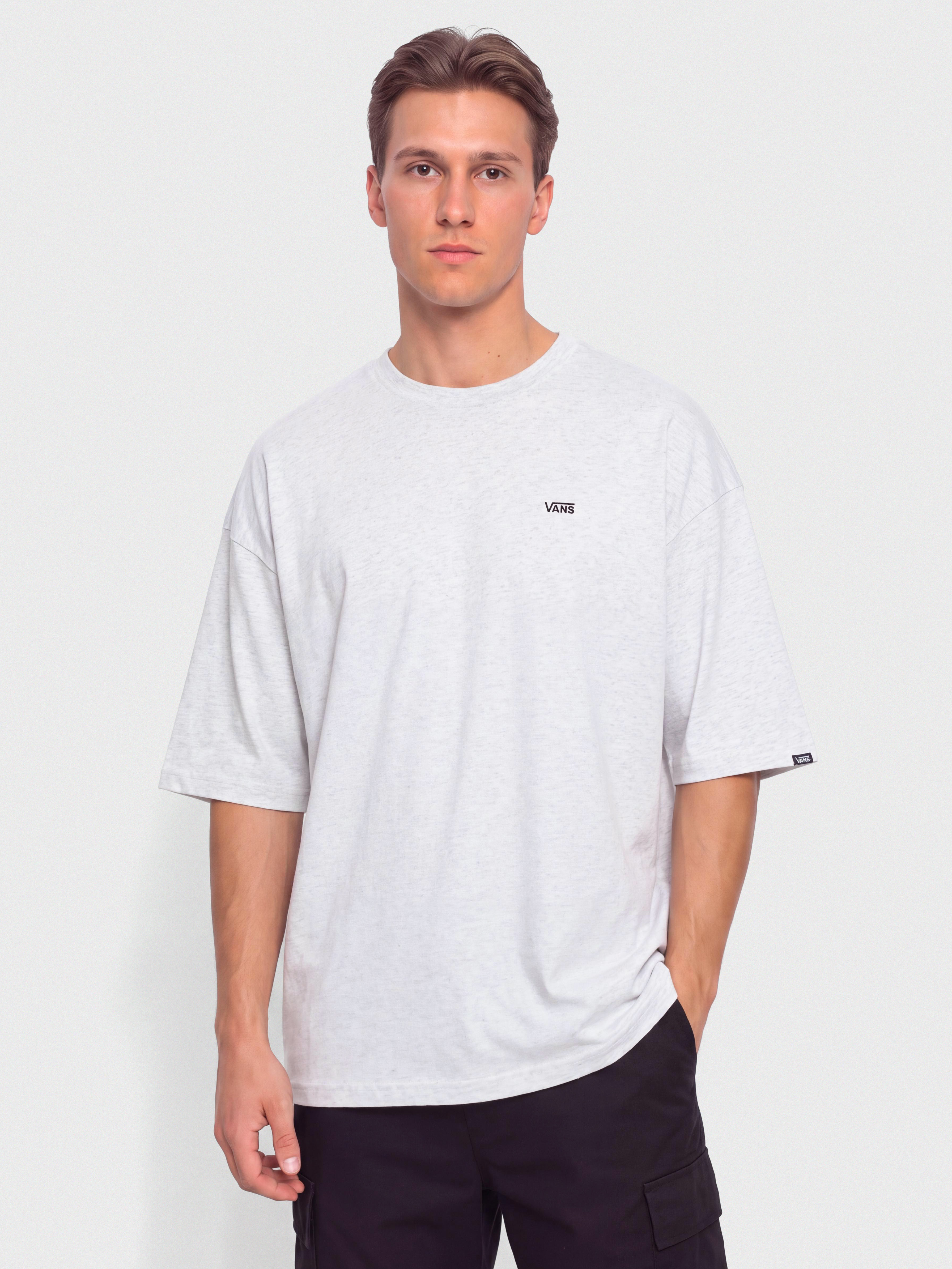 Тениска Vans Left Chest II Loose (light grey heather)