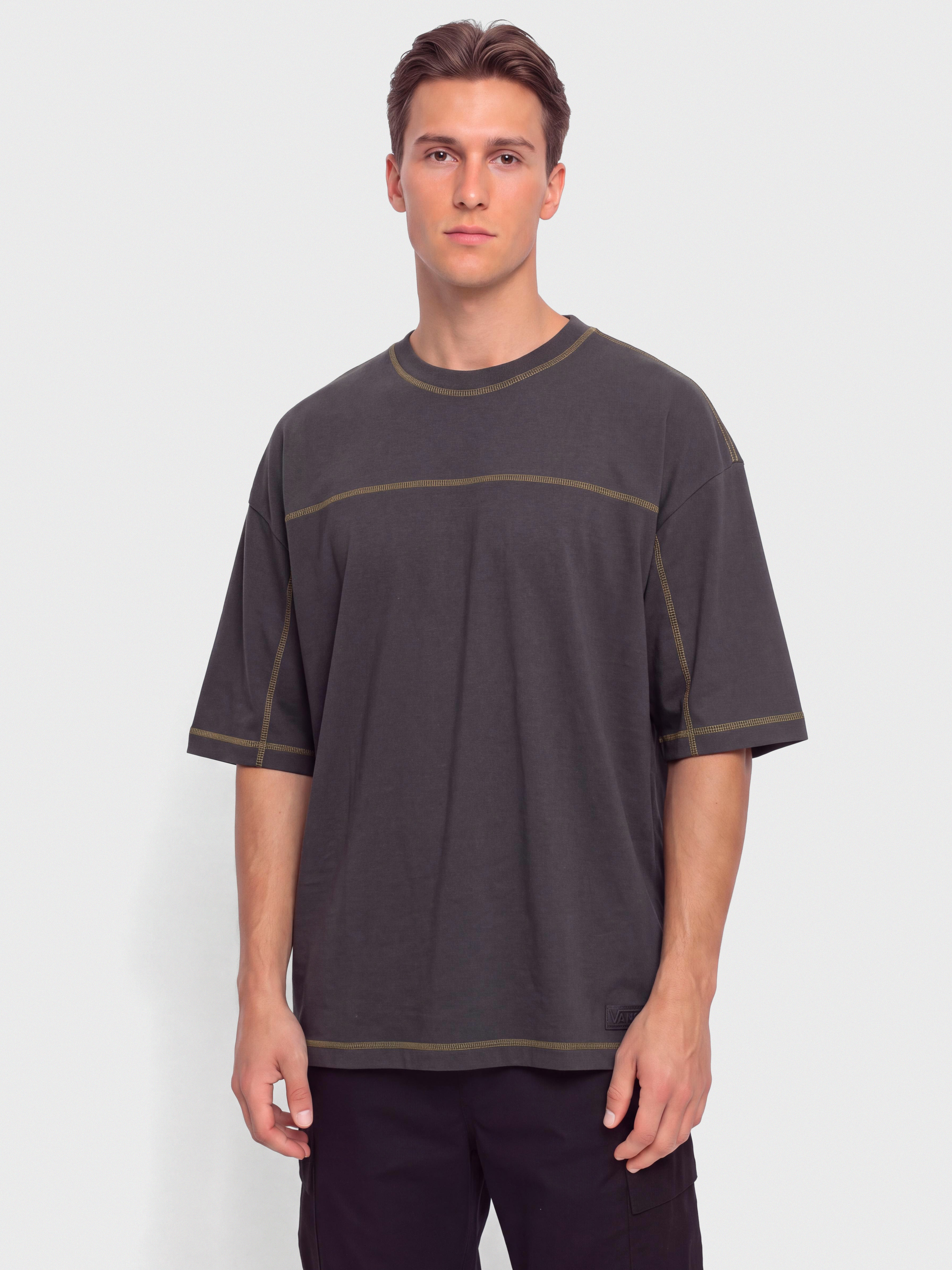 Тениска Vans Contrast Stitch Loose Fit (charcoal grey)