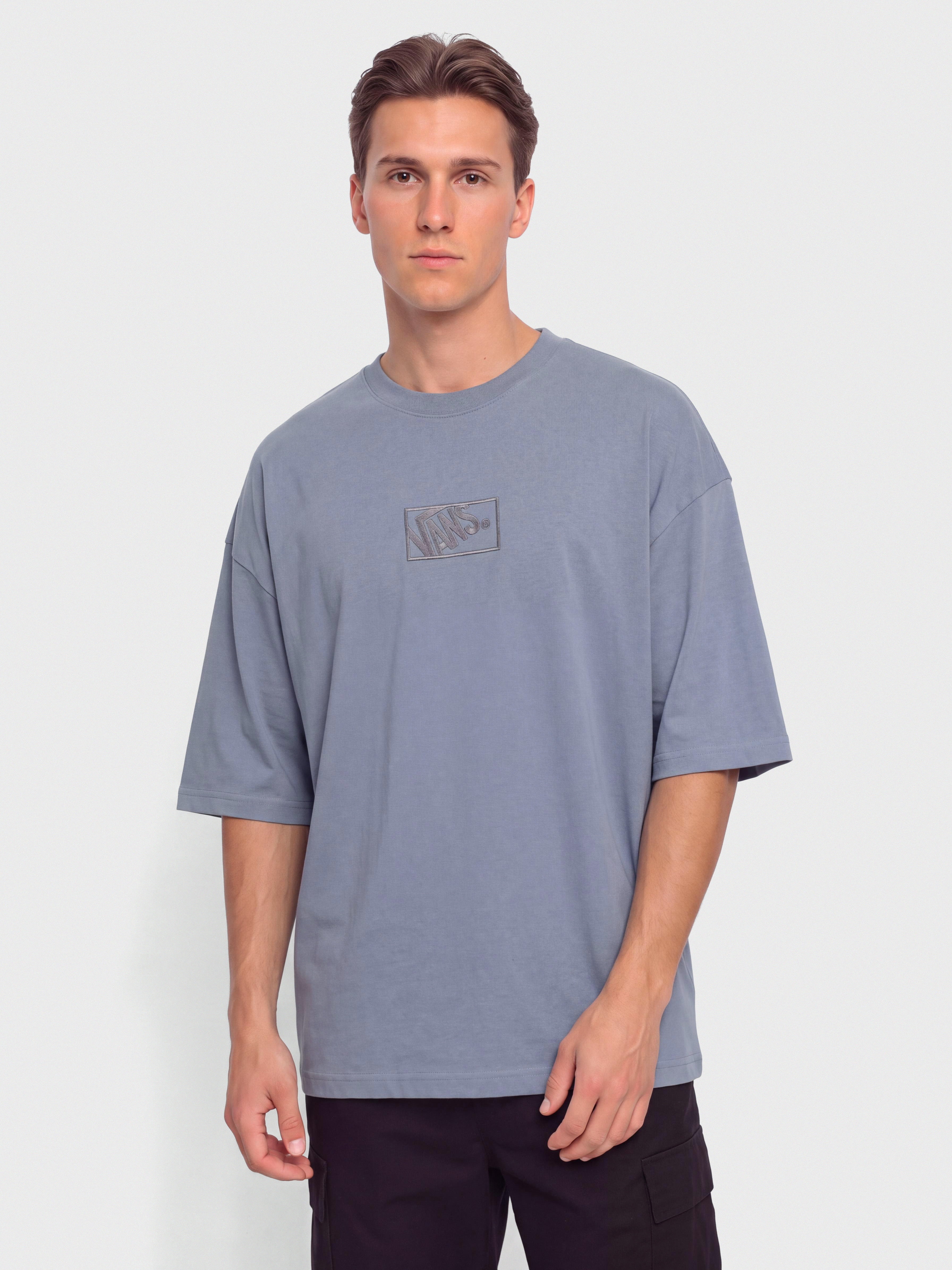 Тениска Vans Blocked Box Loose (glacial slate)