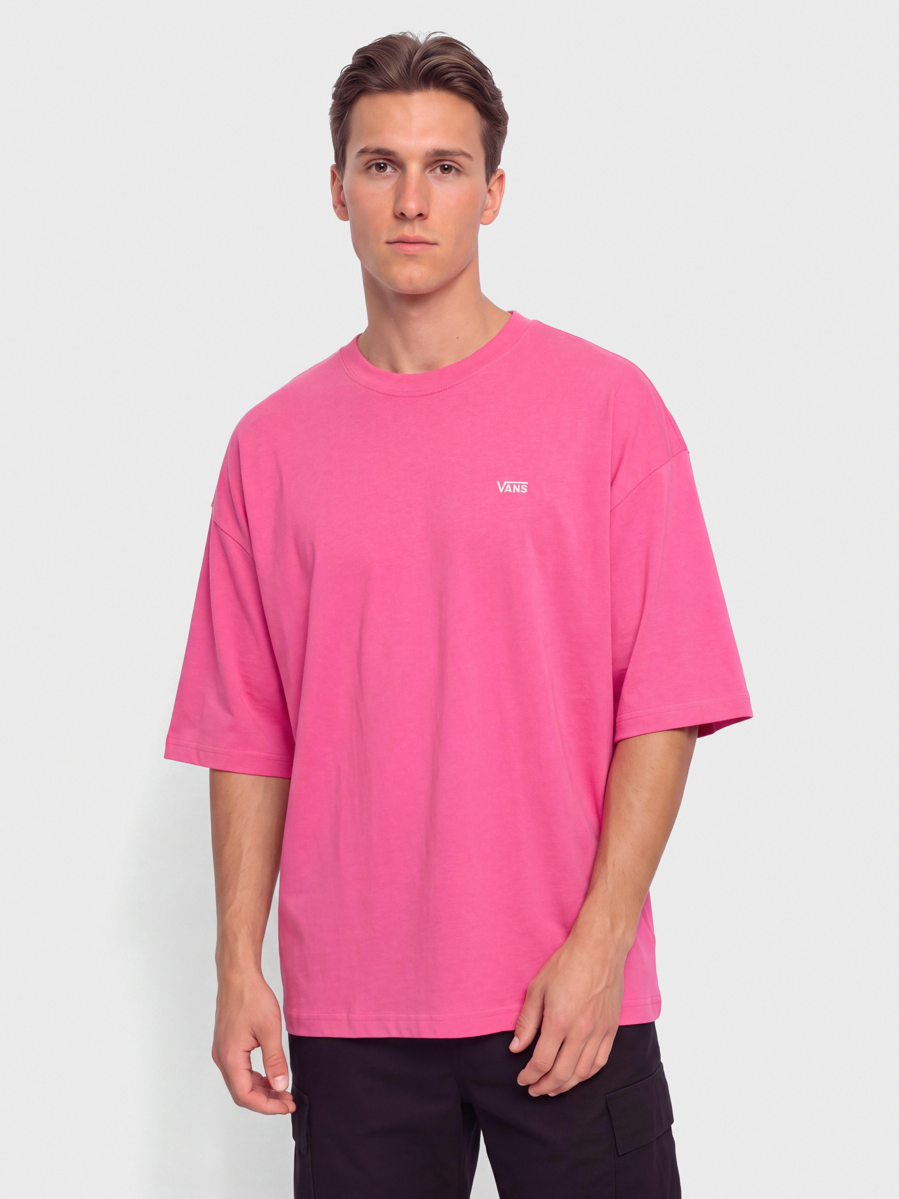 Тениска Vans Left Chest II Loose (pink velvet)