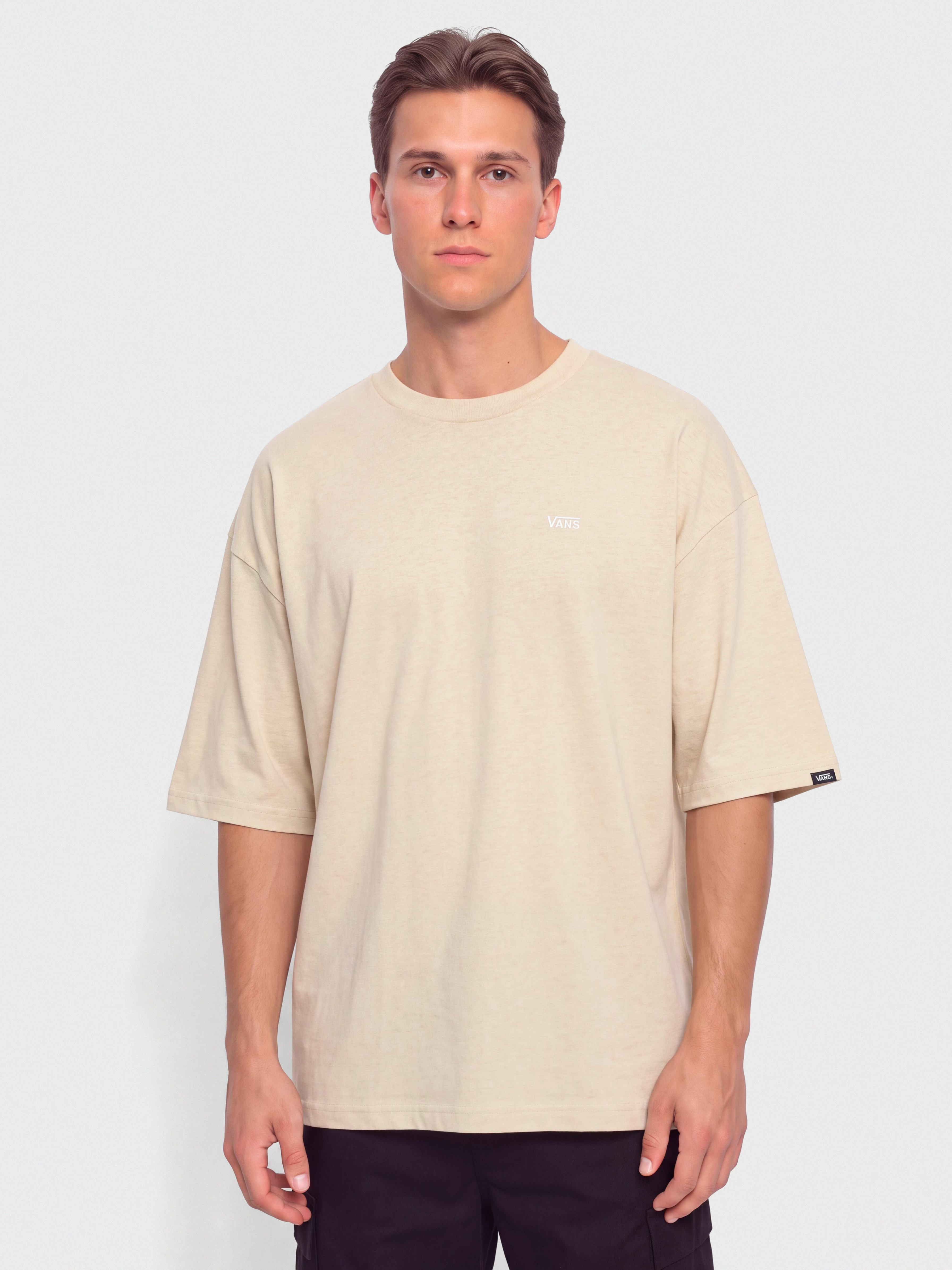 Тениска Vans Left Chest II Loose (oatmeal)