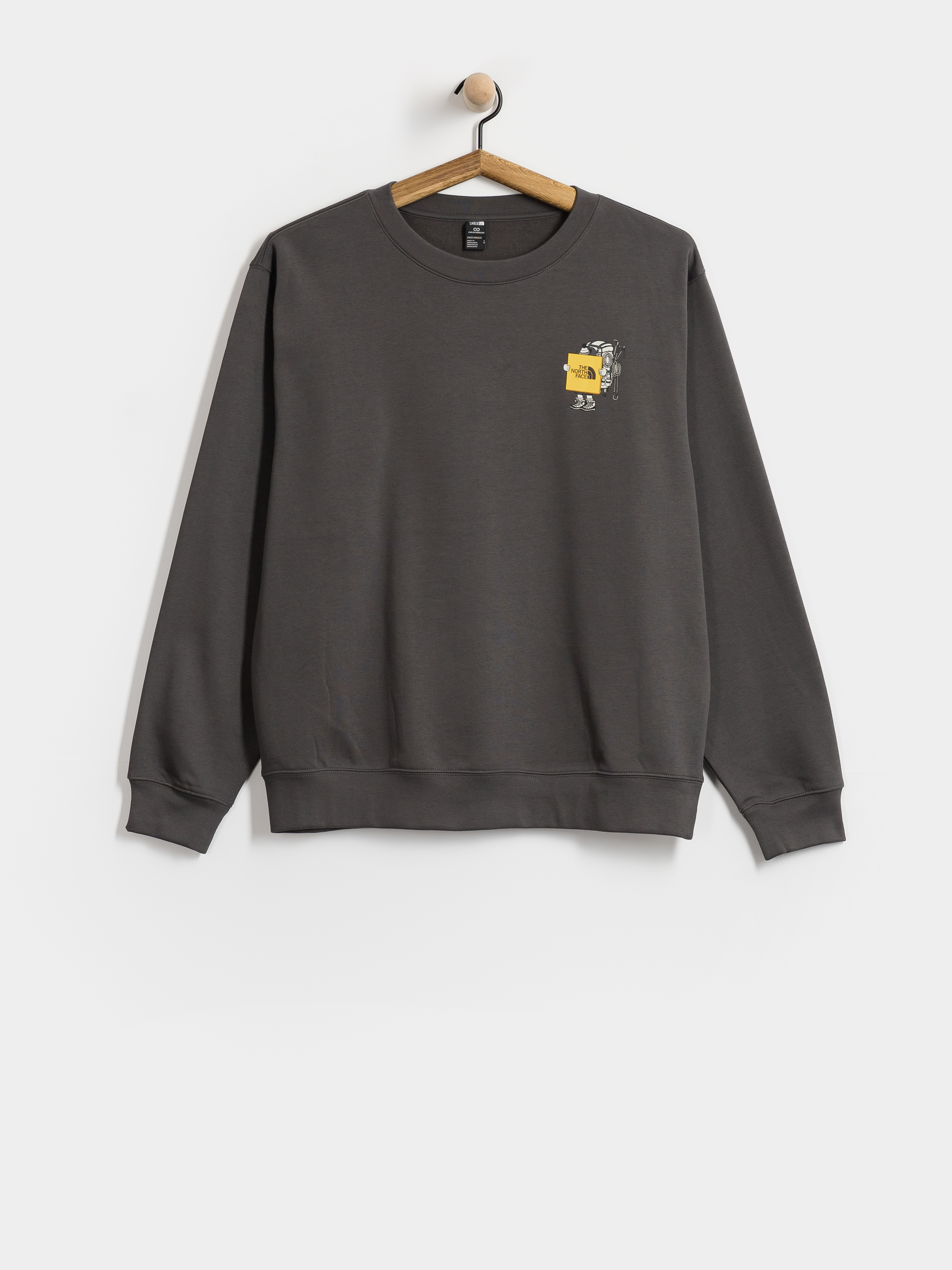 Суитшърт The North Face Gear Up Get Out Relaxed (anthracite grey)