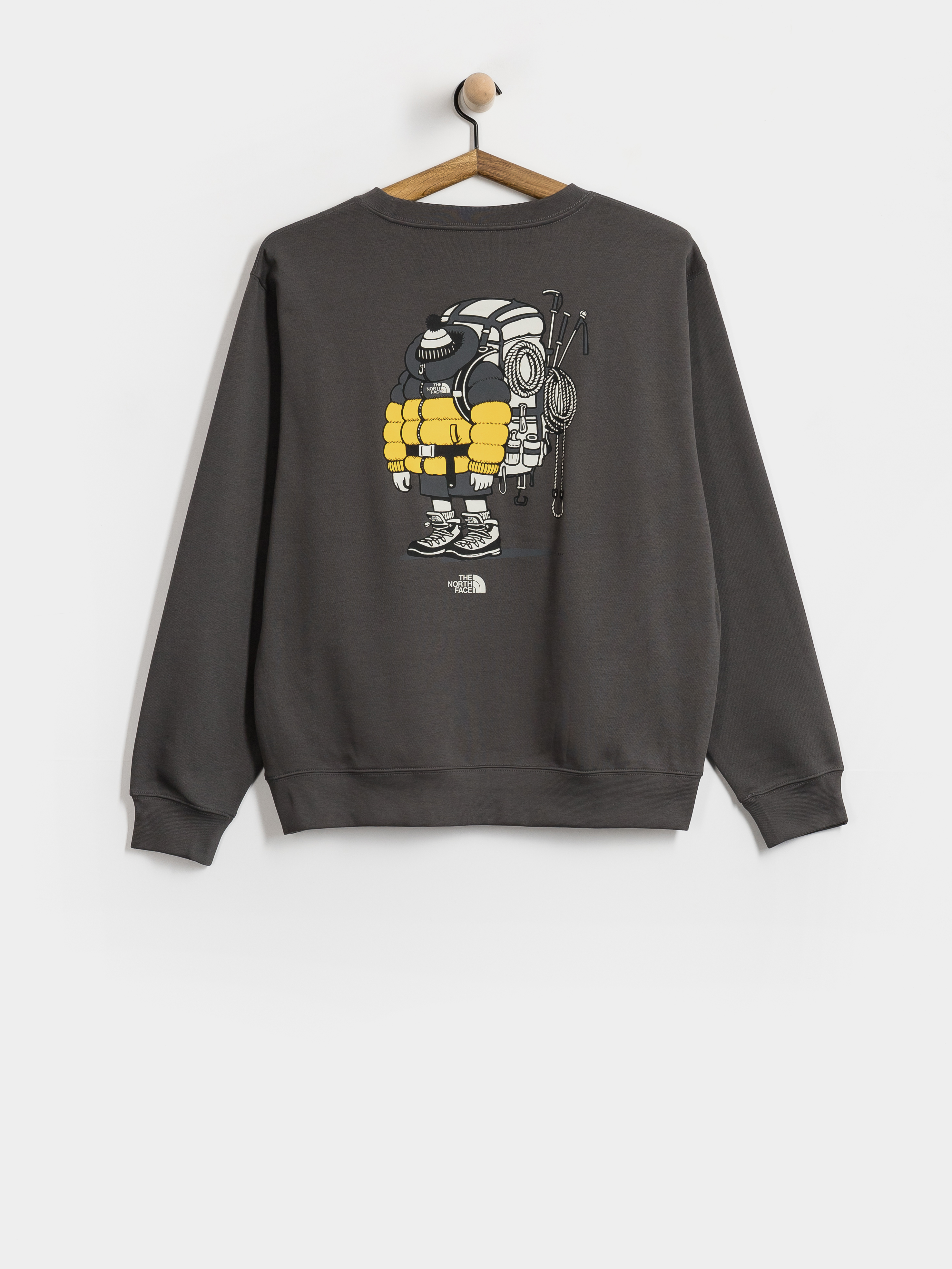 Суитшърт The North Face Gear Up Get Out Relaxed (anthracite grey)