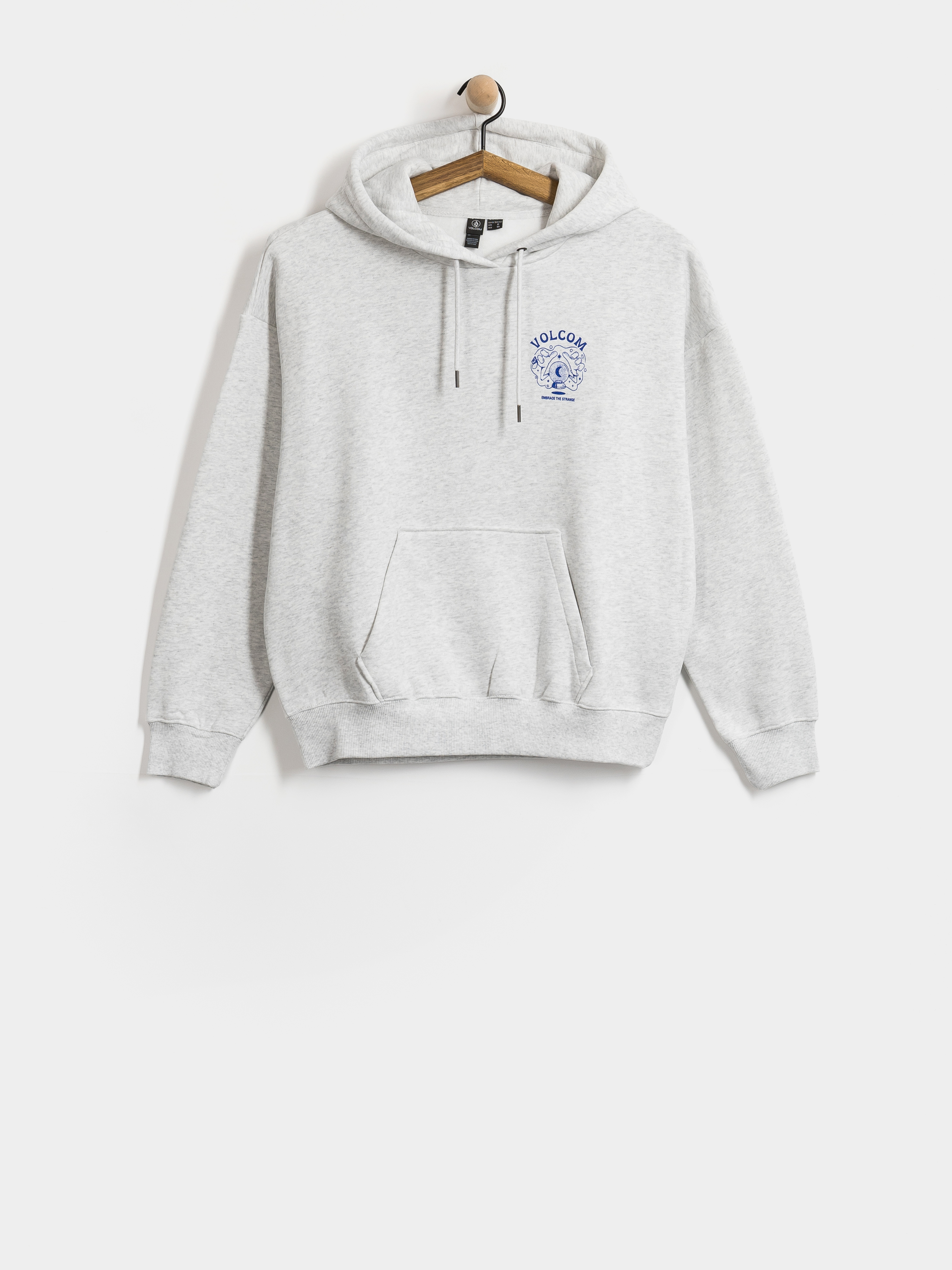 Суитшърт с качулка Volcom Moove On HD Wmn (bone heather)