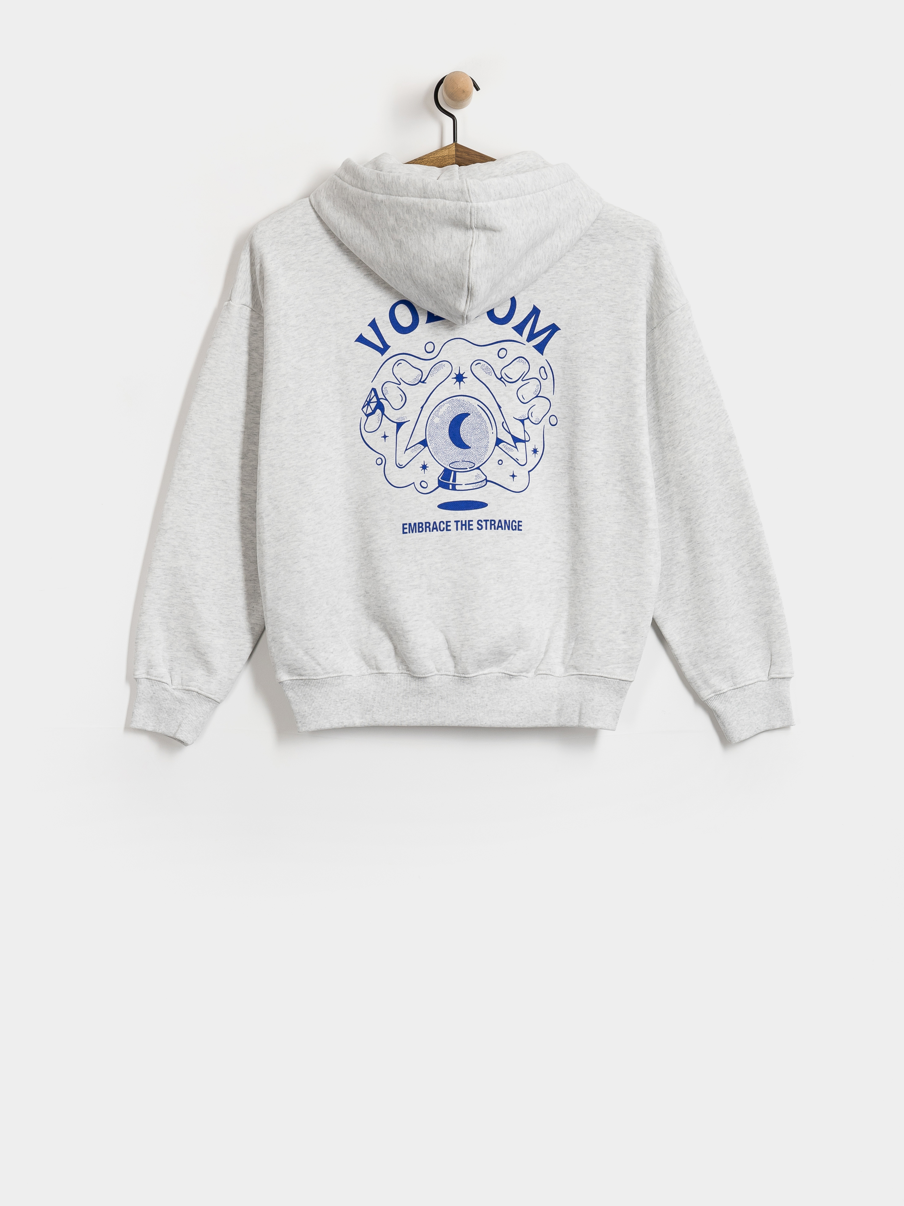 Суитшърт с качулка Volcom Moove On HD Wmn (bone heather)