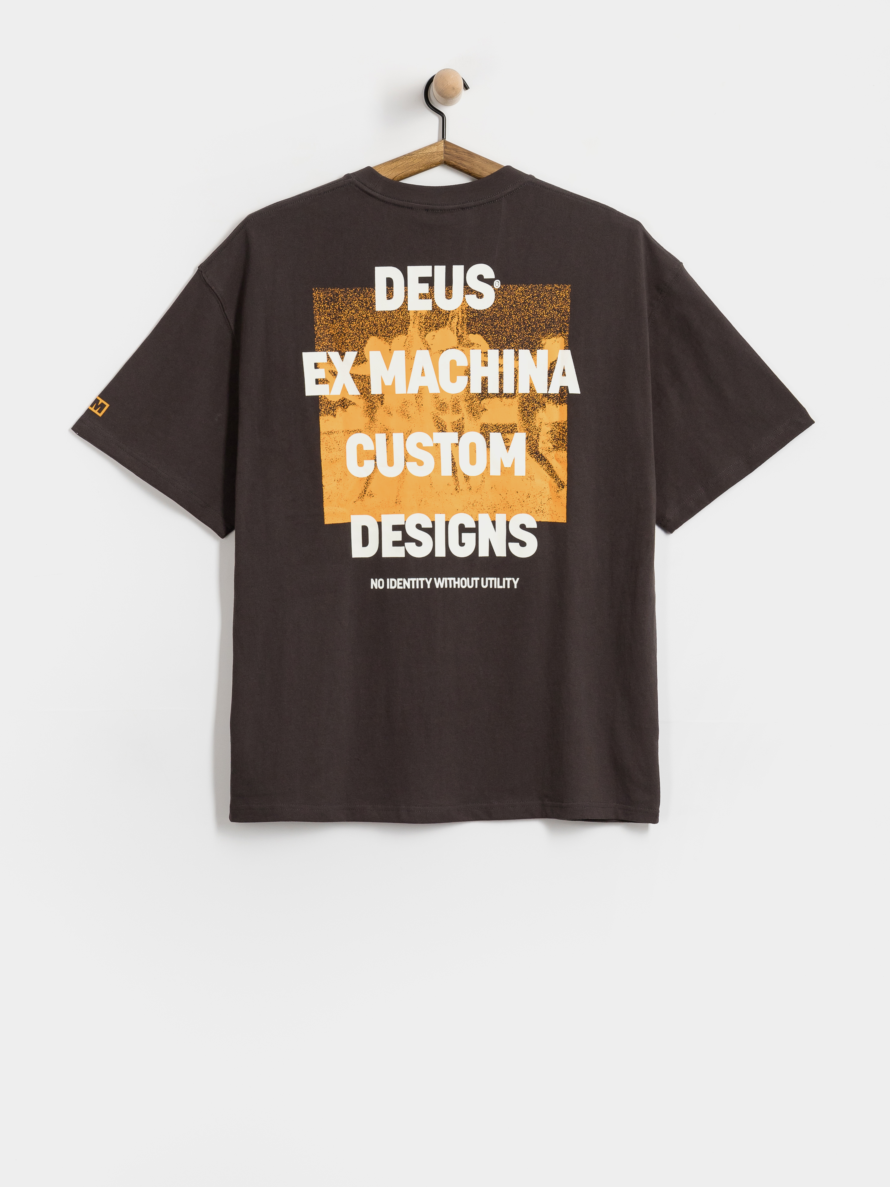 Тениска Deus Ex Machina Utility Os (anthracite grey)