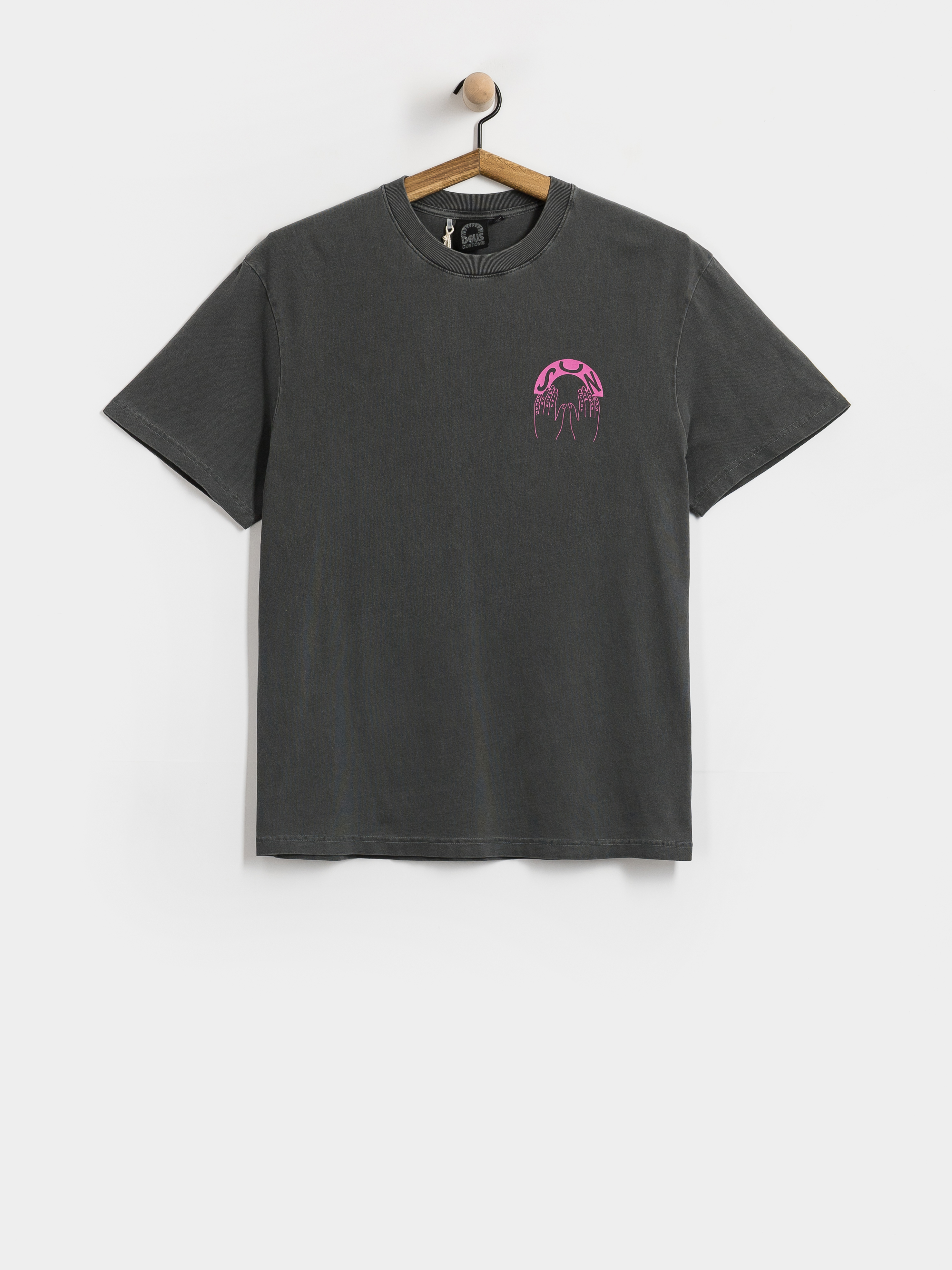 Тениска Deus Ex Machina Catchin Rays (anthracite grey)