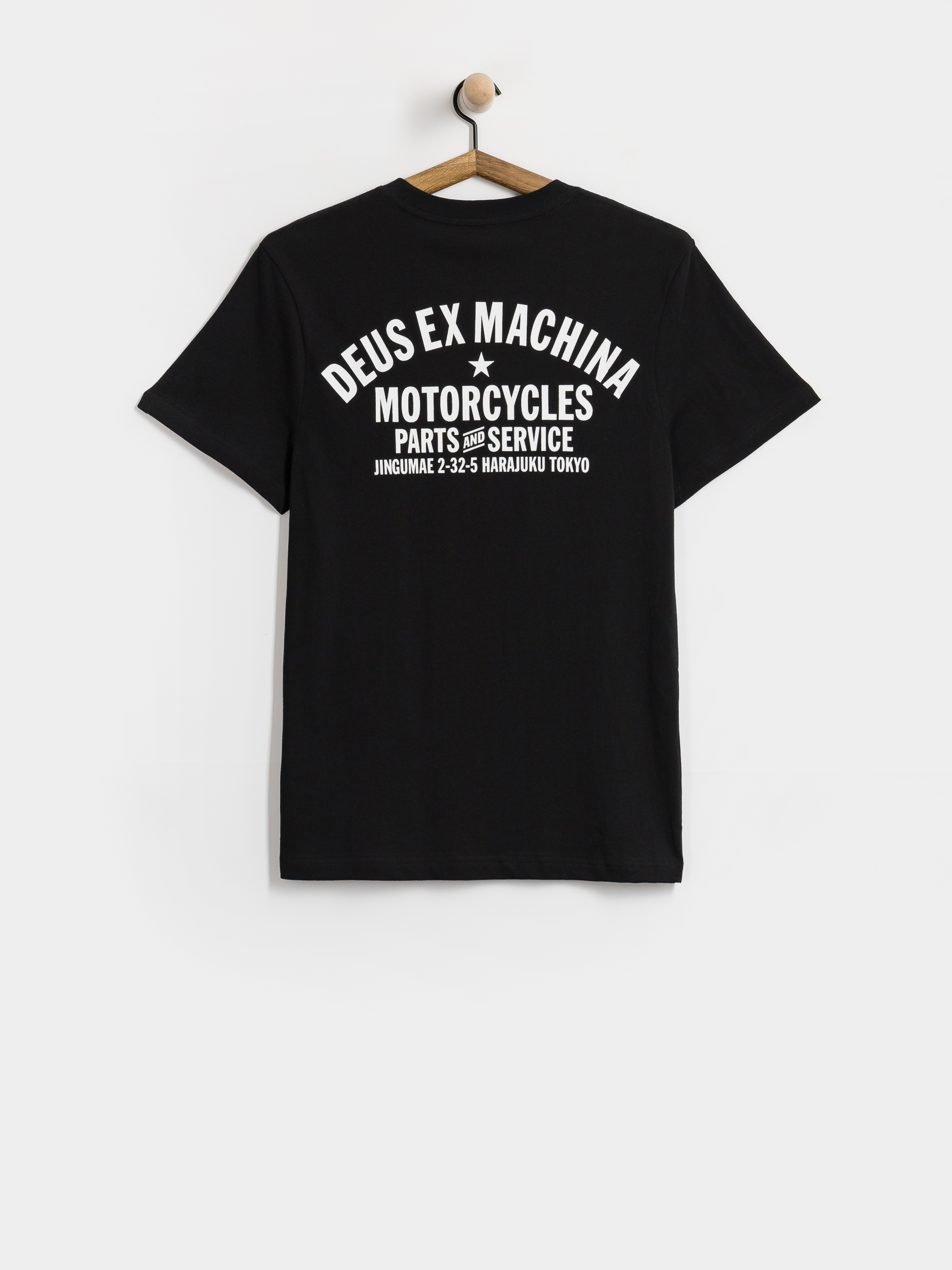 Тениска Deus Ex Machina Harajuku Address (black)