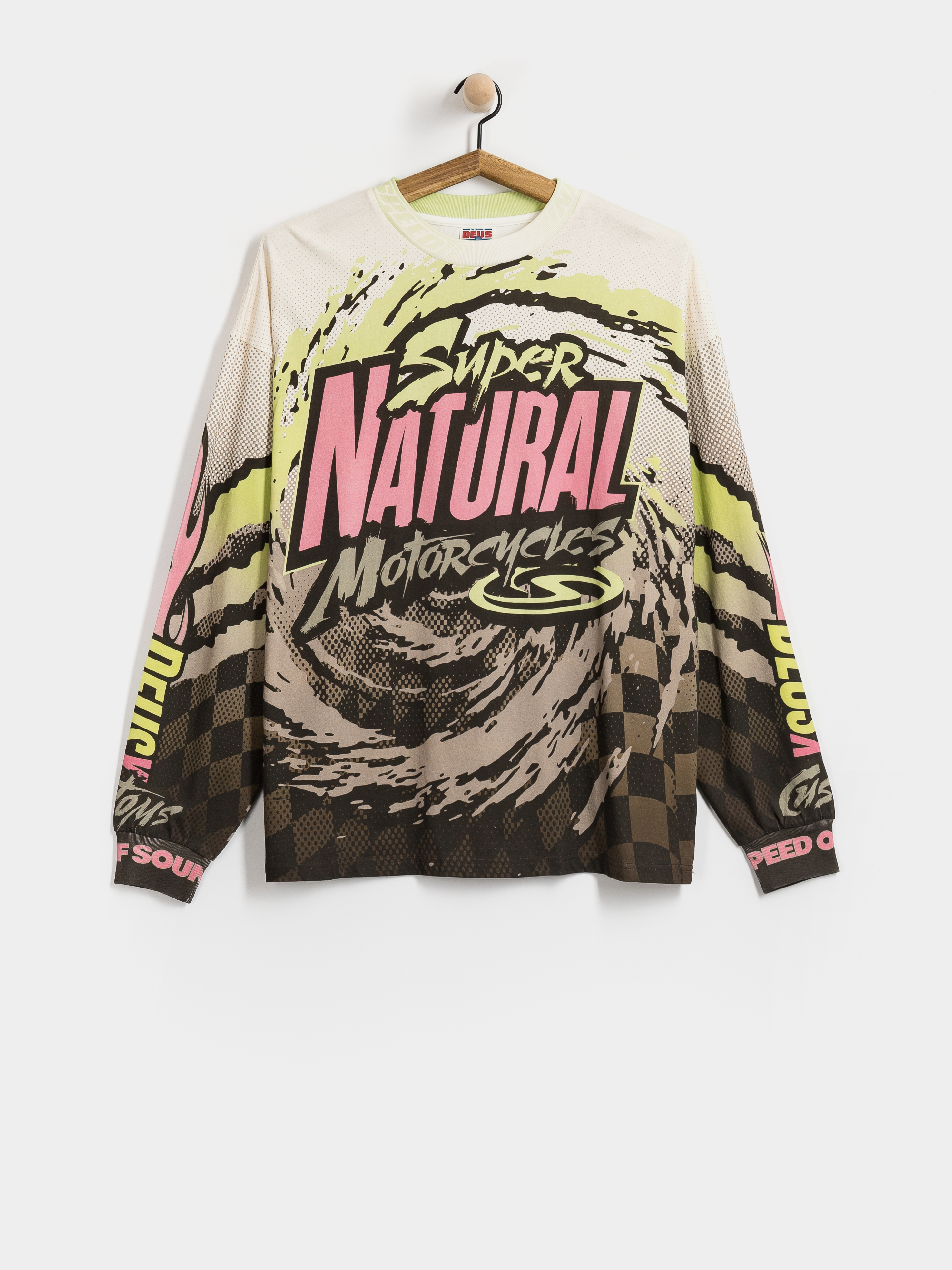 Блуза Deus Ex Machina Walkover Moto Jersey (brown earth)