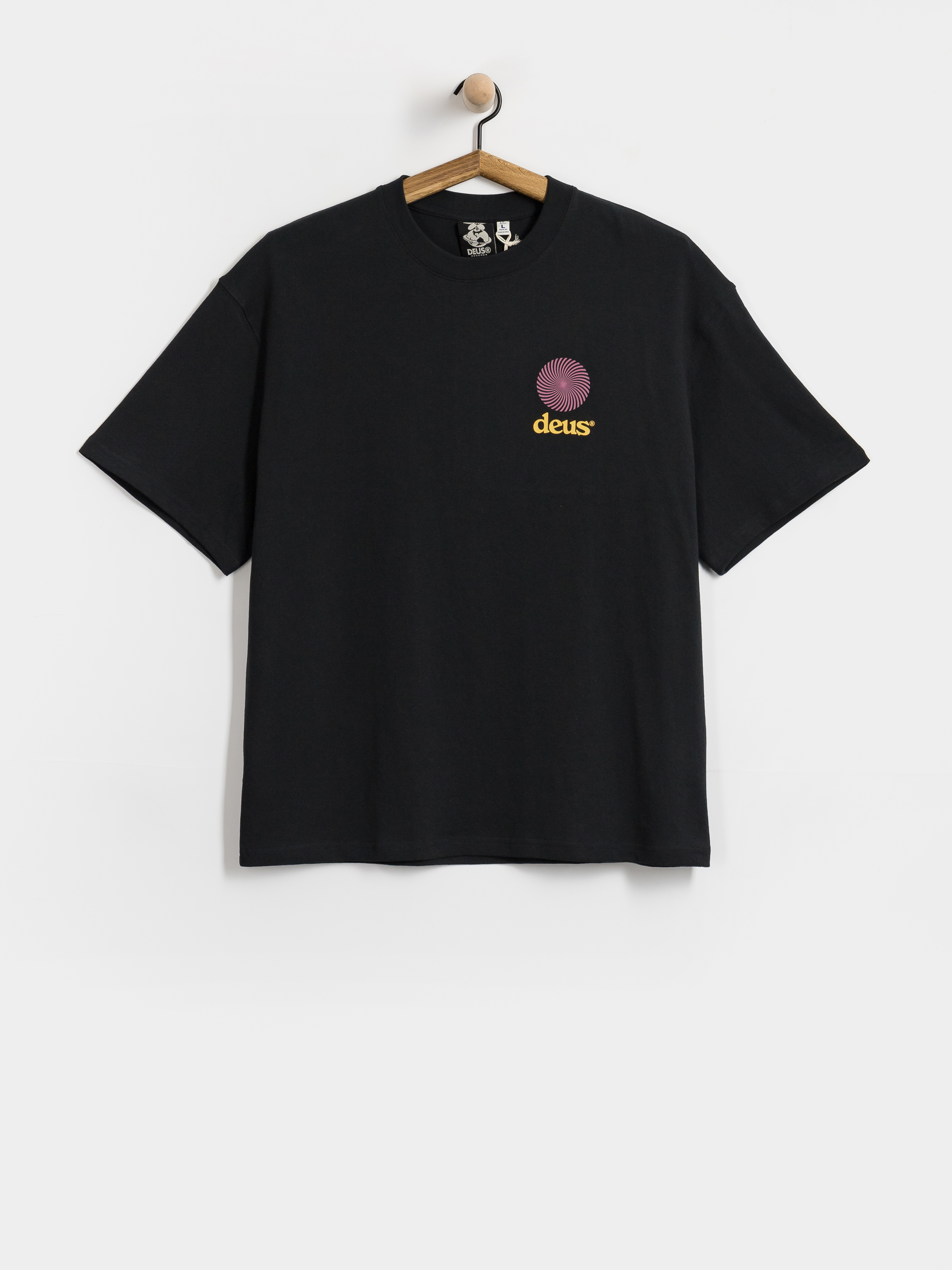 Тениска Deus Ex Machina Strata Os (black)