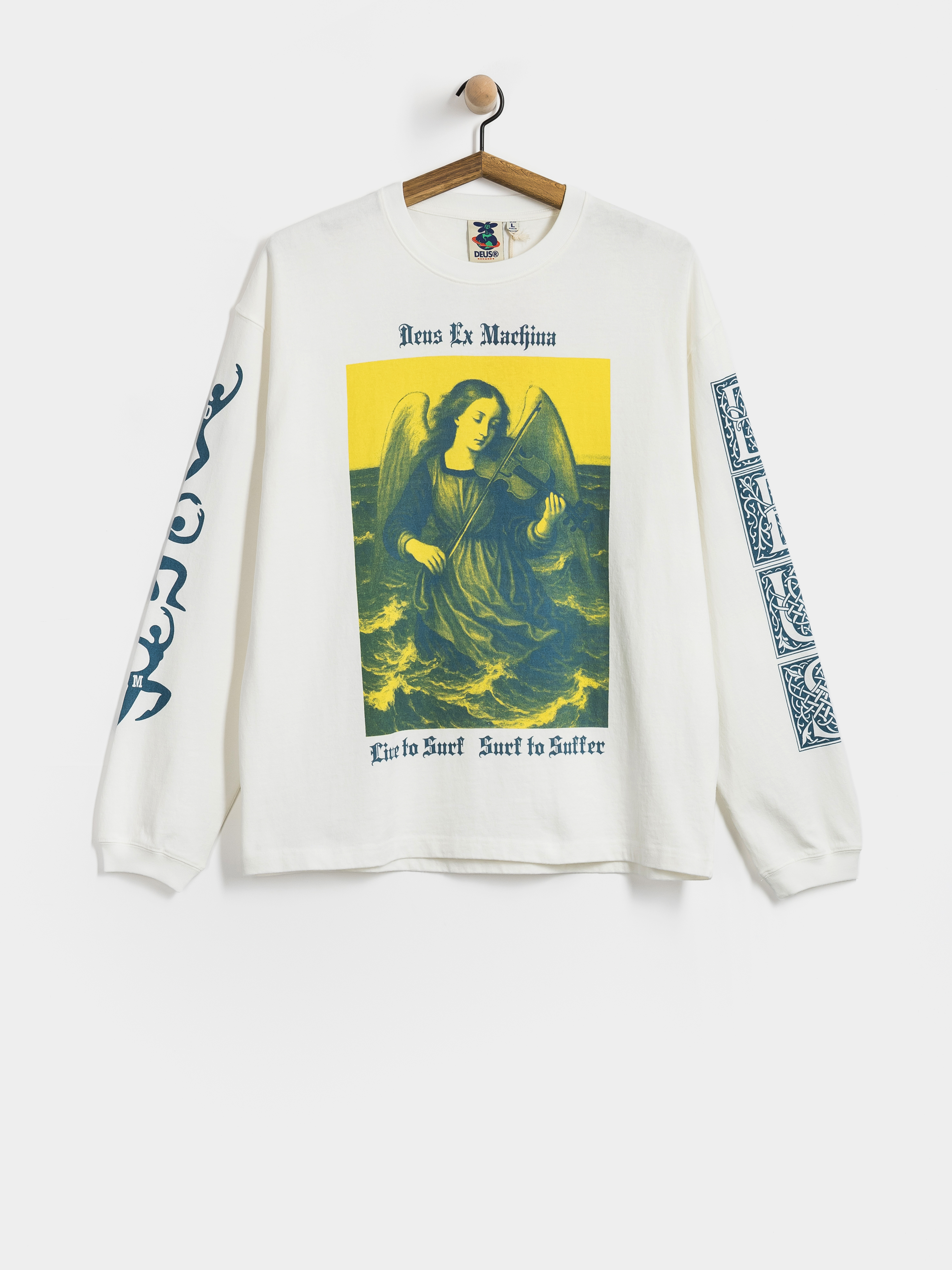 Блуза Deus Ex Machina Swell Maps Os (vintage white)