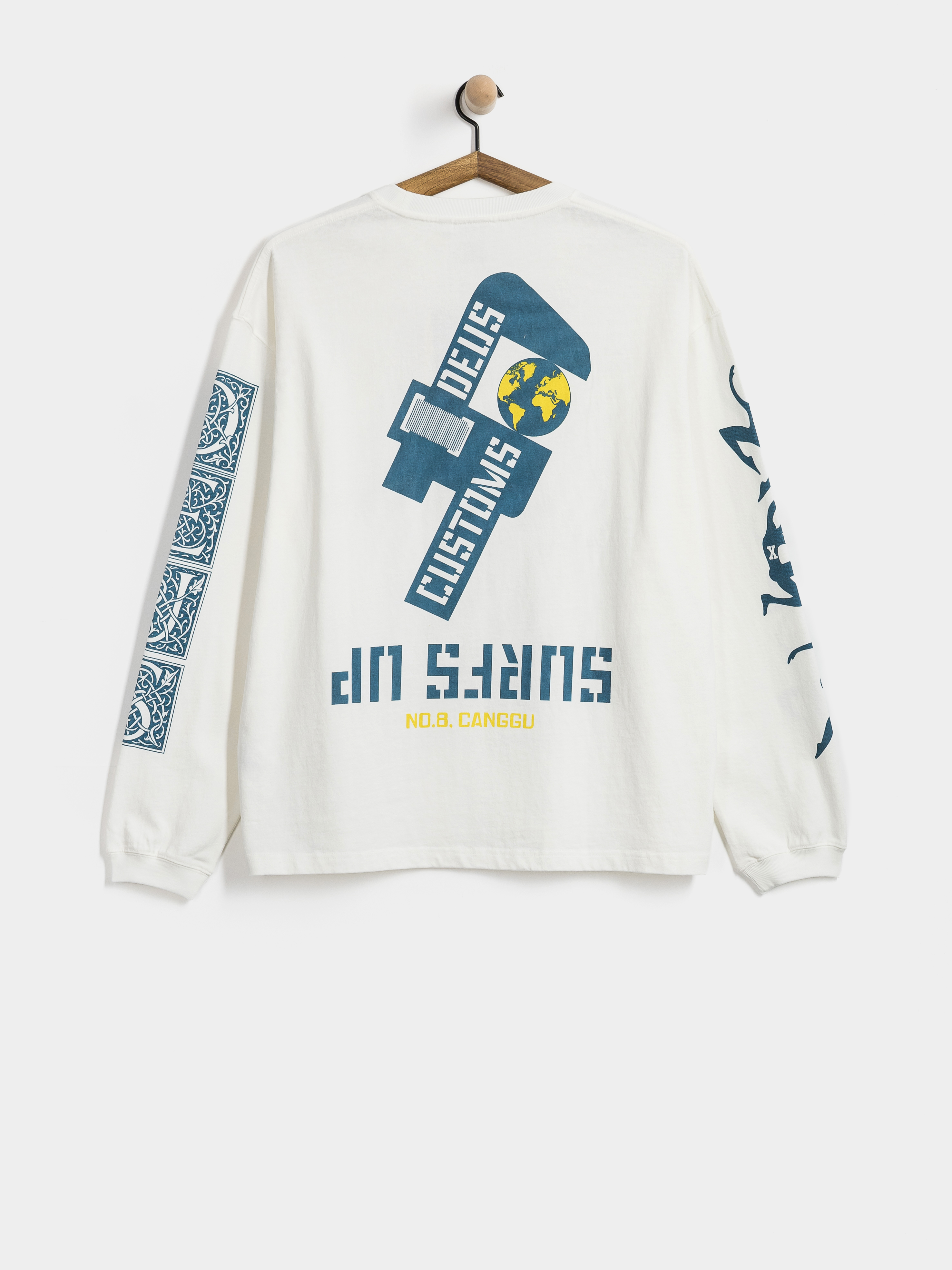 Блуза Deus Ex Machina Swell Maps Os (vintage white)